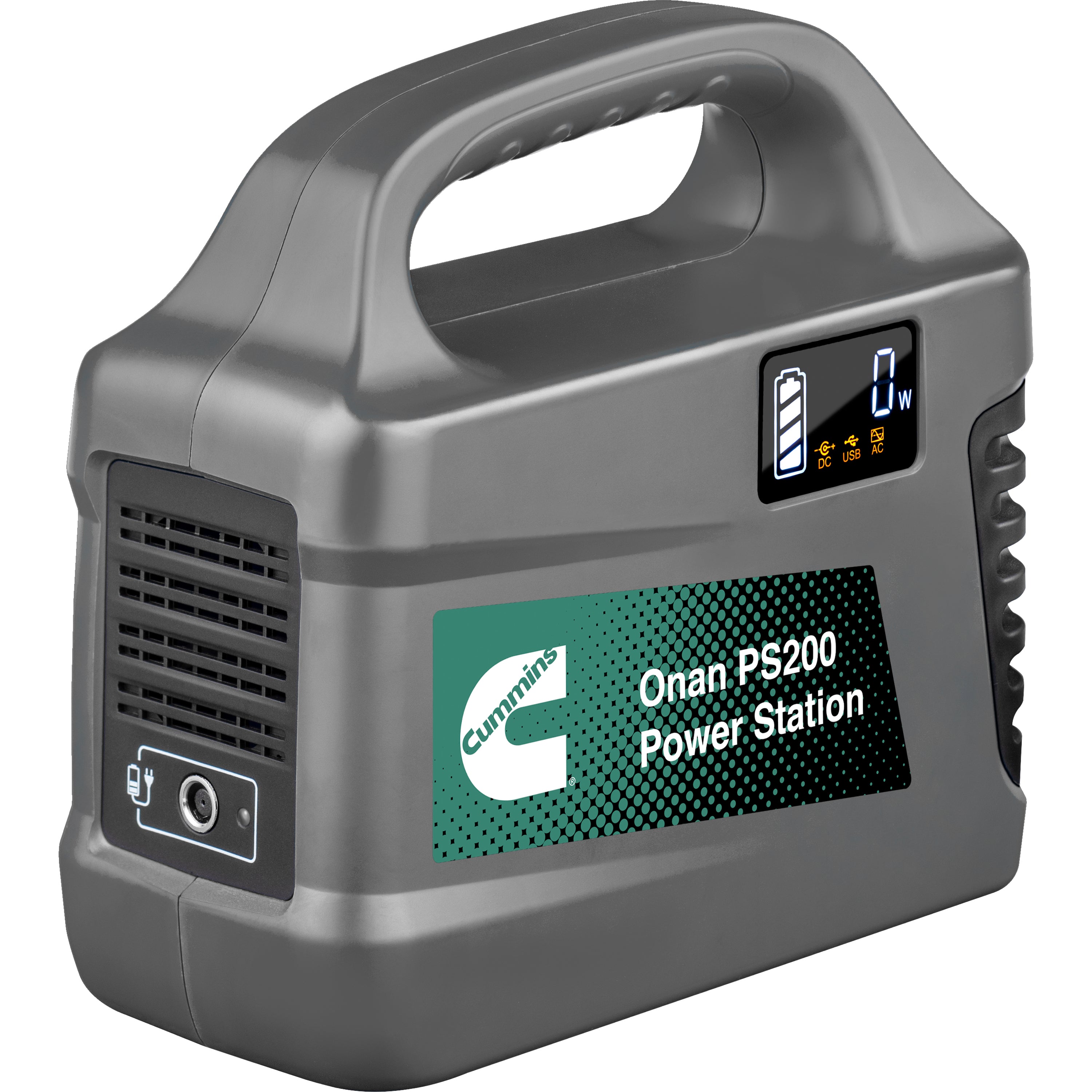 Cummins Onan A067W047 PS200 Portable Power Station - 150W/300W Output, 194Wh Capacity | Perfect for Camping, Outdoor Adventures & Emergency Power Backup