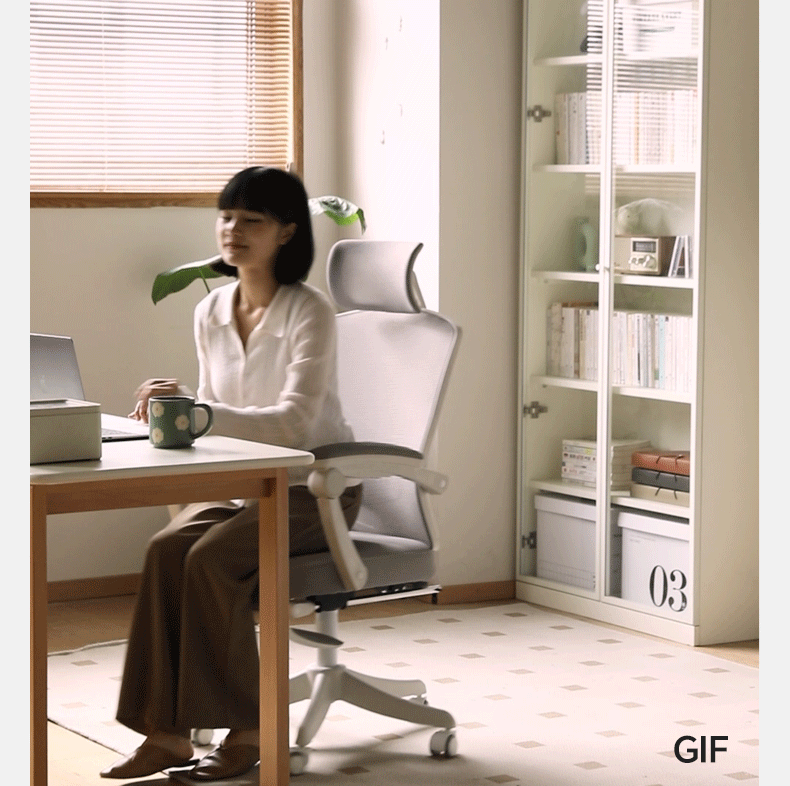 Ergonomic Office Chair with Lumbar Support - Comfortable Computer Desk Chair for Long Hours Sitting - Perfect for Home Office, Gaming, and Workspace