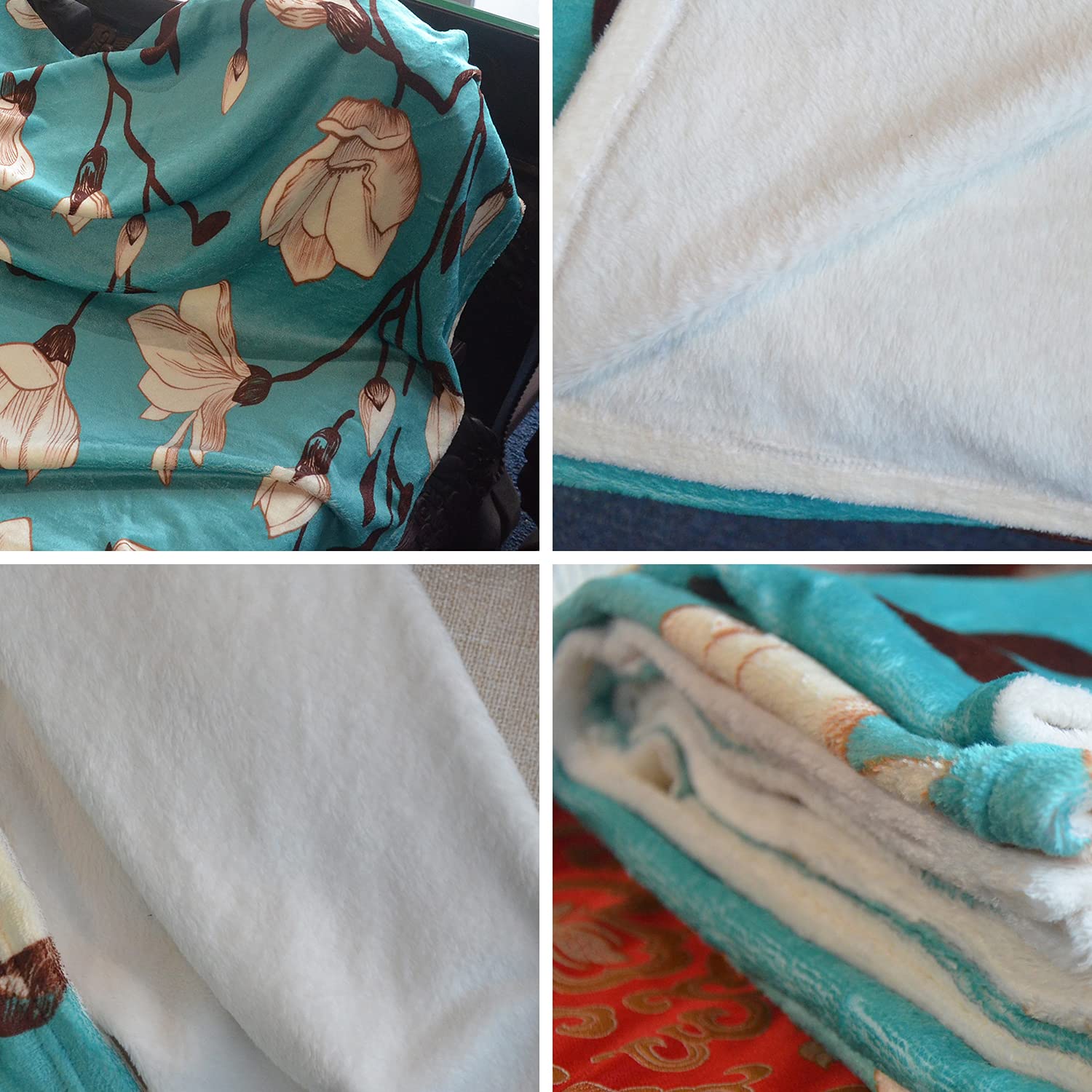 Custom Sunflower Fleece Throw Blanket 60x50 Inches - Soft Plush Lightweight Blanket for Bed, Sofa & Couch - Cozy Home Decor, Gift Idea for Women & Teens - Perfect for Netflix Nights, Picnics & Dorm Room Essentials