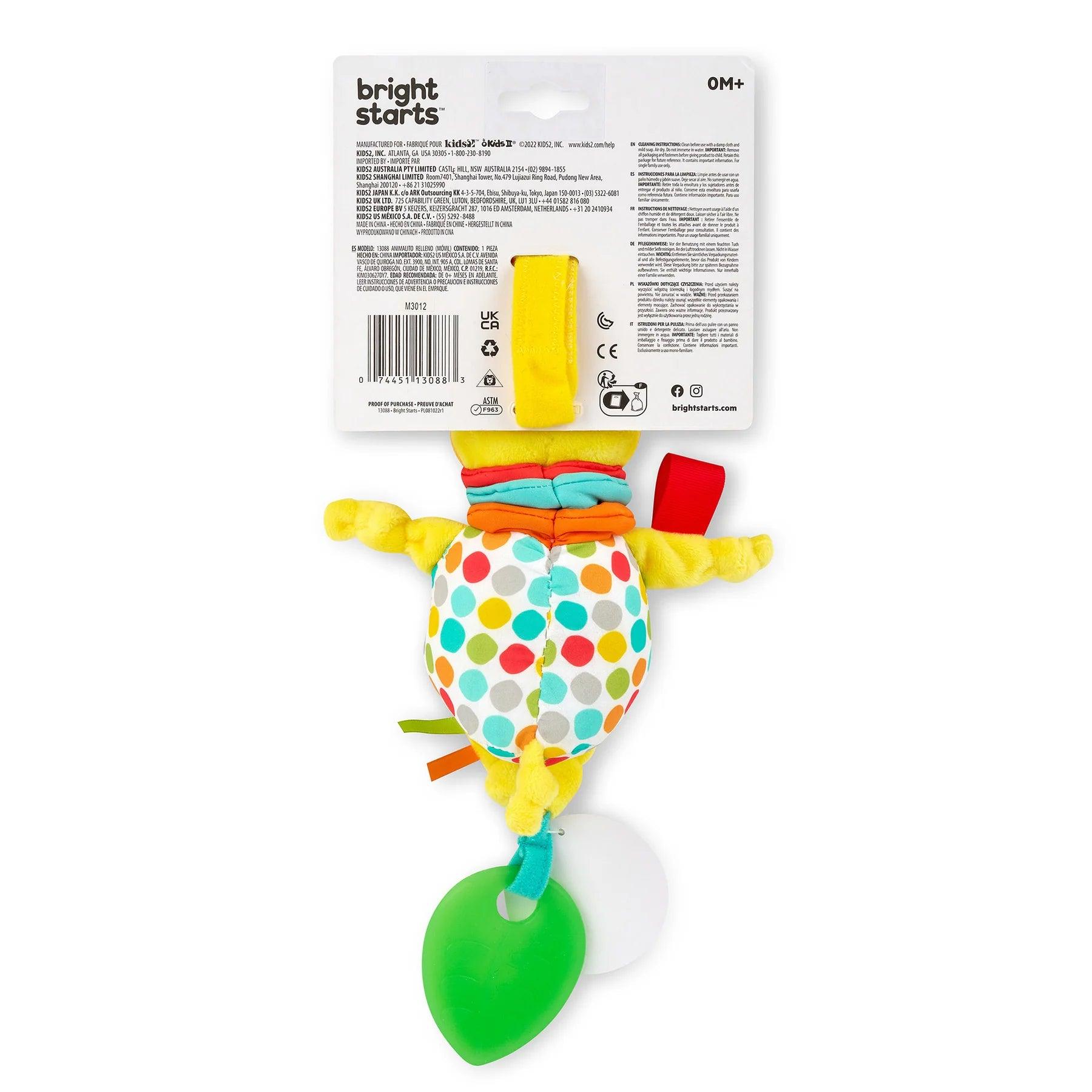 Bright Starts Pull, Play & Boogie™ Musical Activity Toy Giraffe - Interactive Baby Toy for Crawling & Learning - Perfect for Playtime, Nursery & Early Development