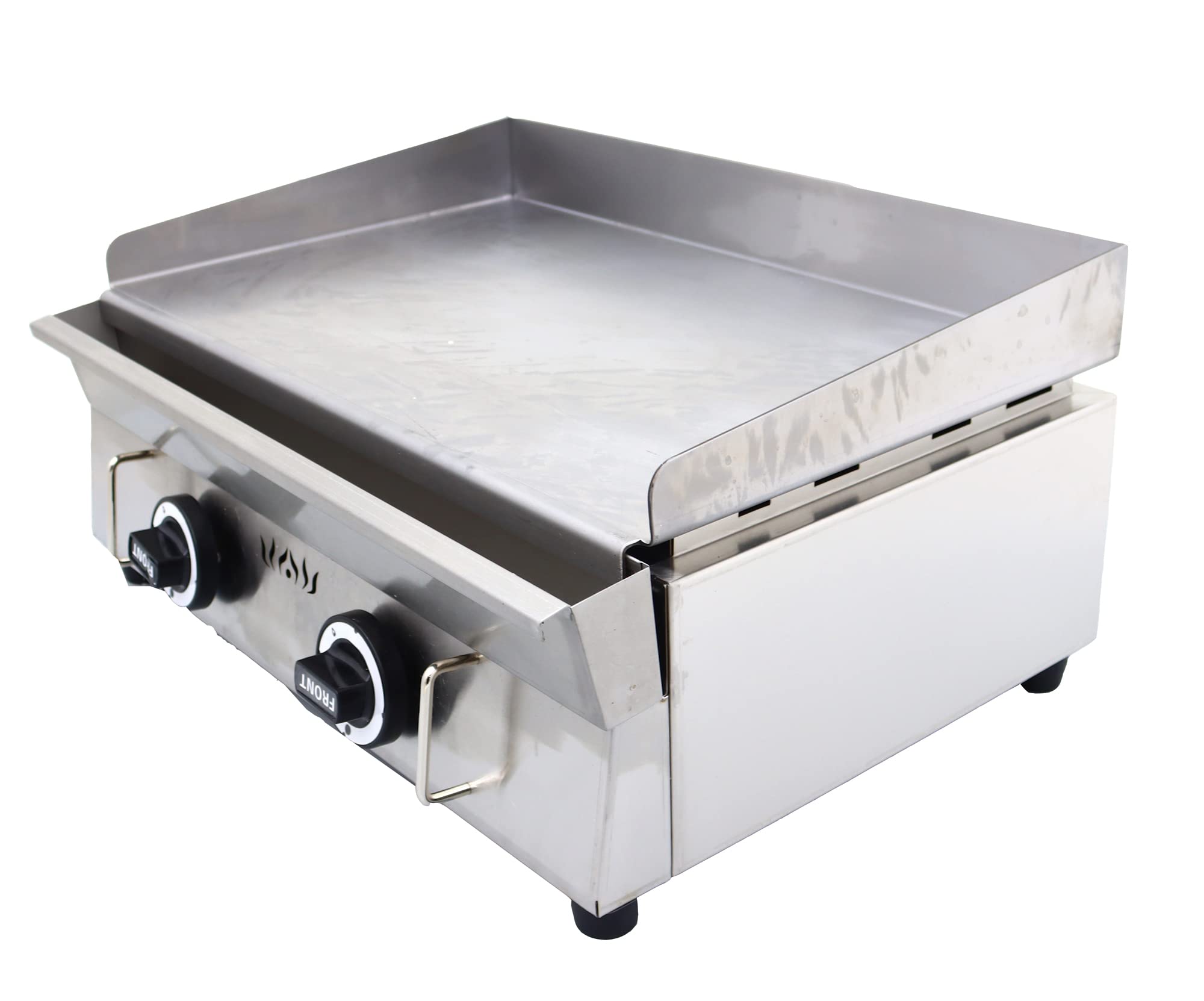 Stainless Steel LPG Gas Grill Griddle Plate 21.26