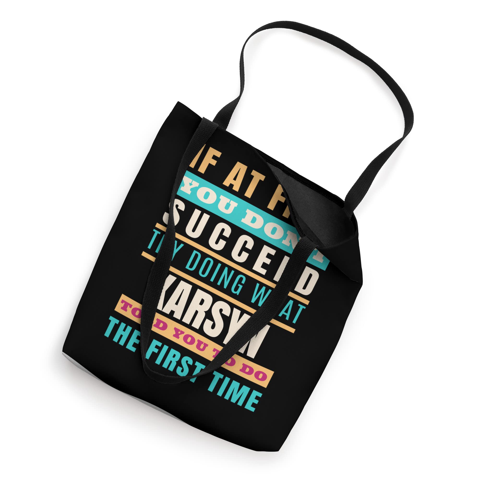 KARSYN Personalized Name Shirt & Custom First Name Tote Bag - Unique Gifts for Women, Birthday, Mother's Day, Family Reunion