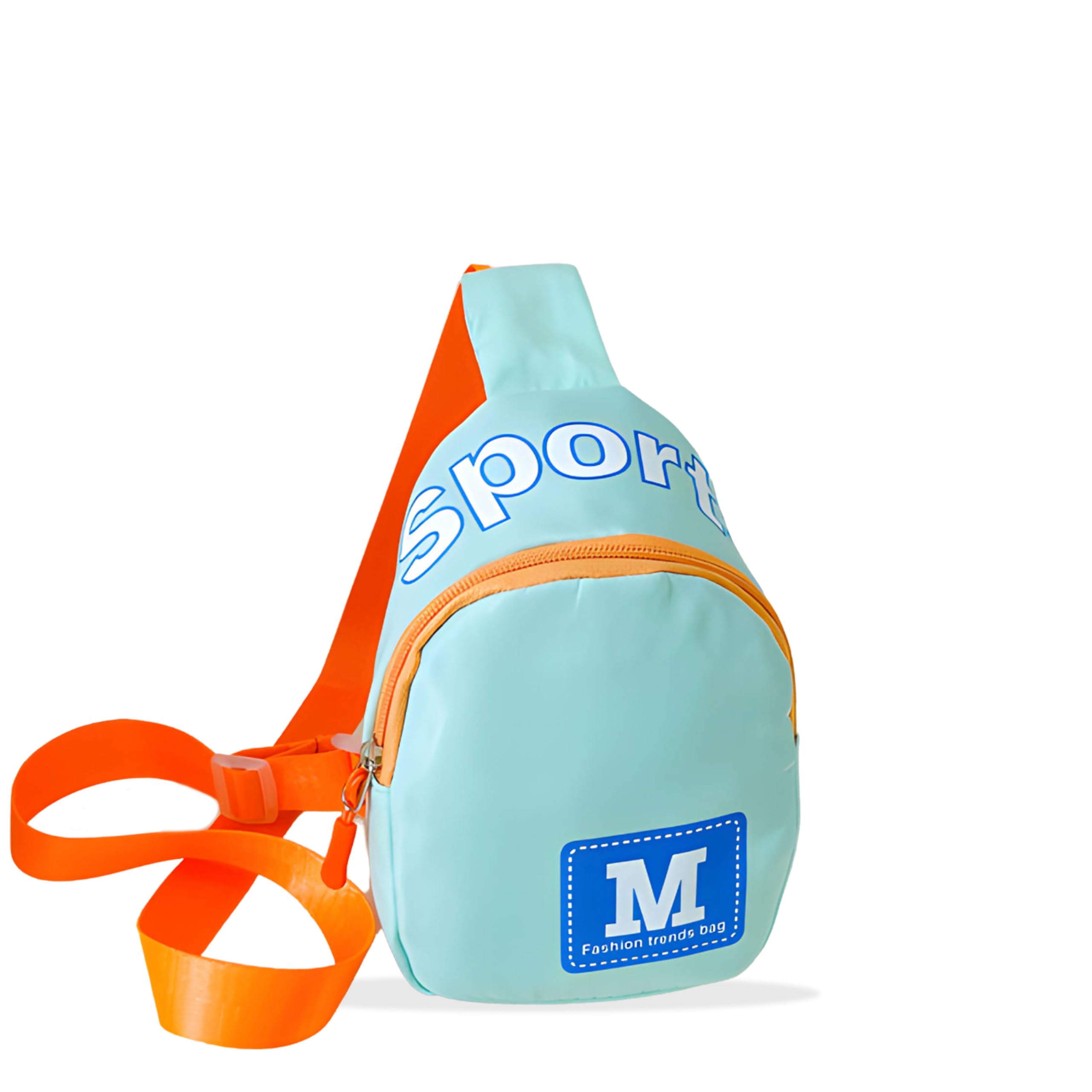 Bembika Baby Shoulder Bag for Kids - Adorable & Functional Crossbody Sling Bag for Boys & Girls, Lightweight Daypack for School, Travel & Outings - Sky Blue