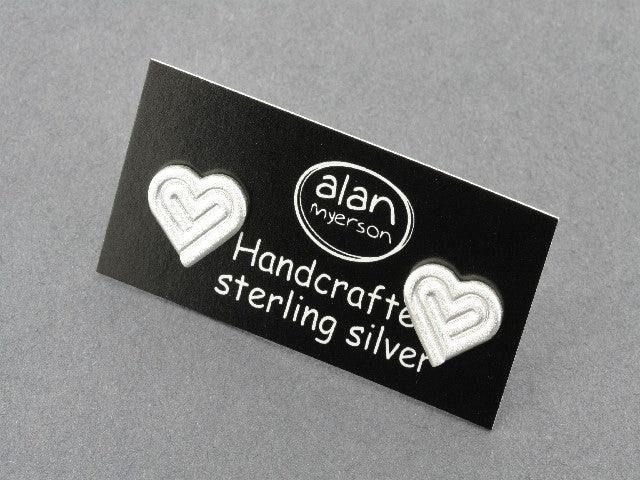 Sterling Silver Heart Stud Earrings for Women - Perfect for Valentine's Day Gifts, Anniversary Presents & Everyday Wear