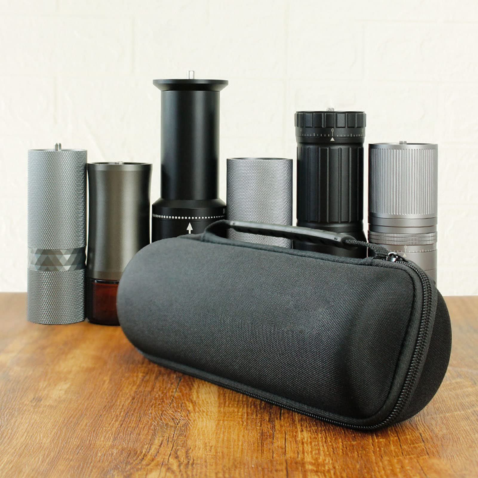 Premium Manual Coffee Grinder Travel Bag - Portable Storage Case for Hand Coffee Mill, Durable Protective Pouch for Home, Outdoor & Camping Use (Black) | Perfect for Travel, Hiking, Picnics & Daily Brewing