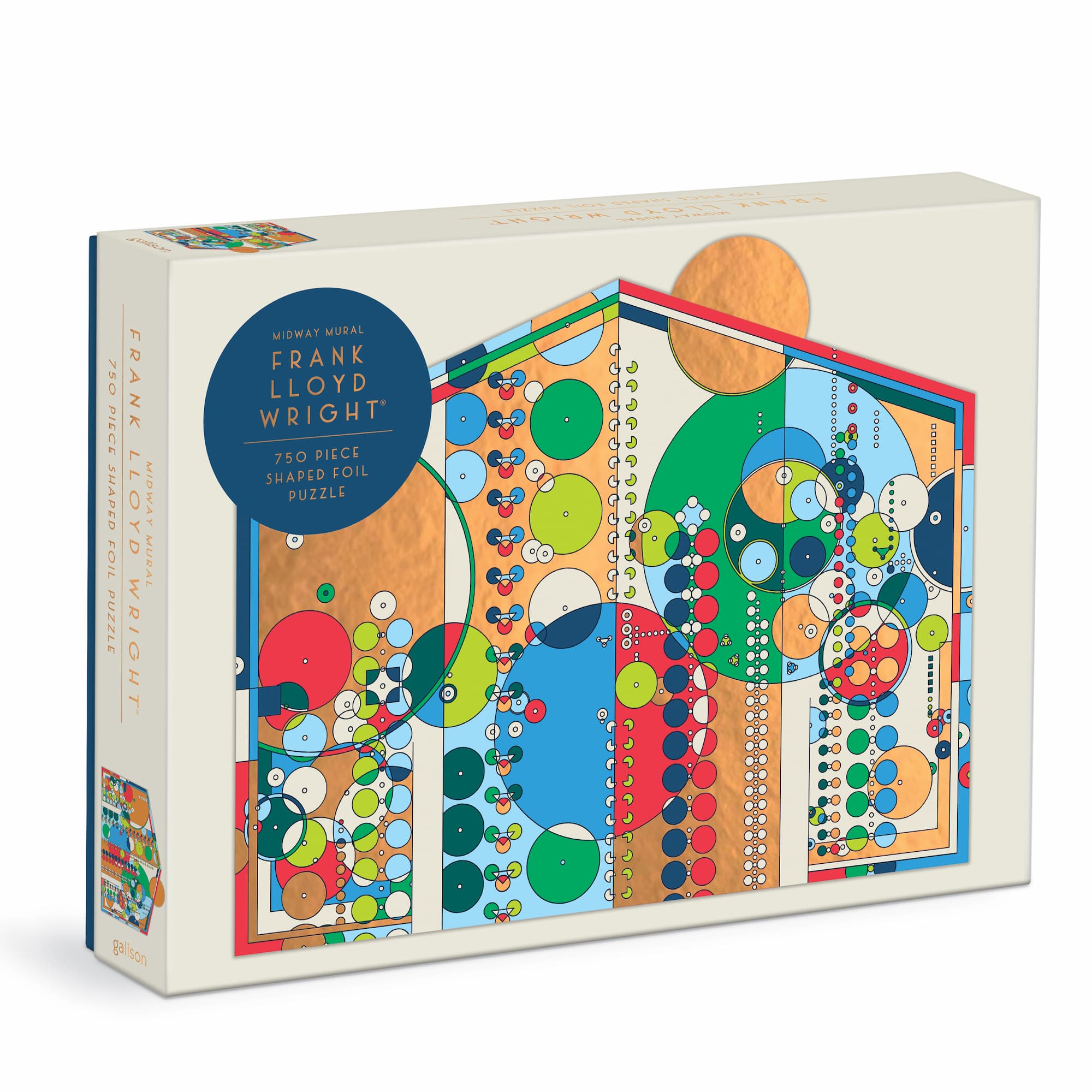 Frank Lloyd Wright Midway Mural 750-Piece Jigsaw Puzzle - Premium Art Puzzle for Adults, Home Decor & Relaxation | Perfect Gift for Architecture Lovers & Puzzle Enthusiasts