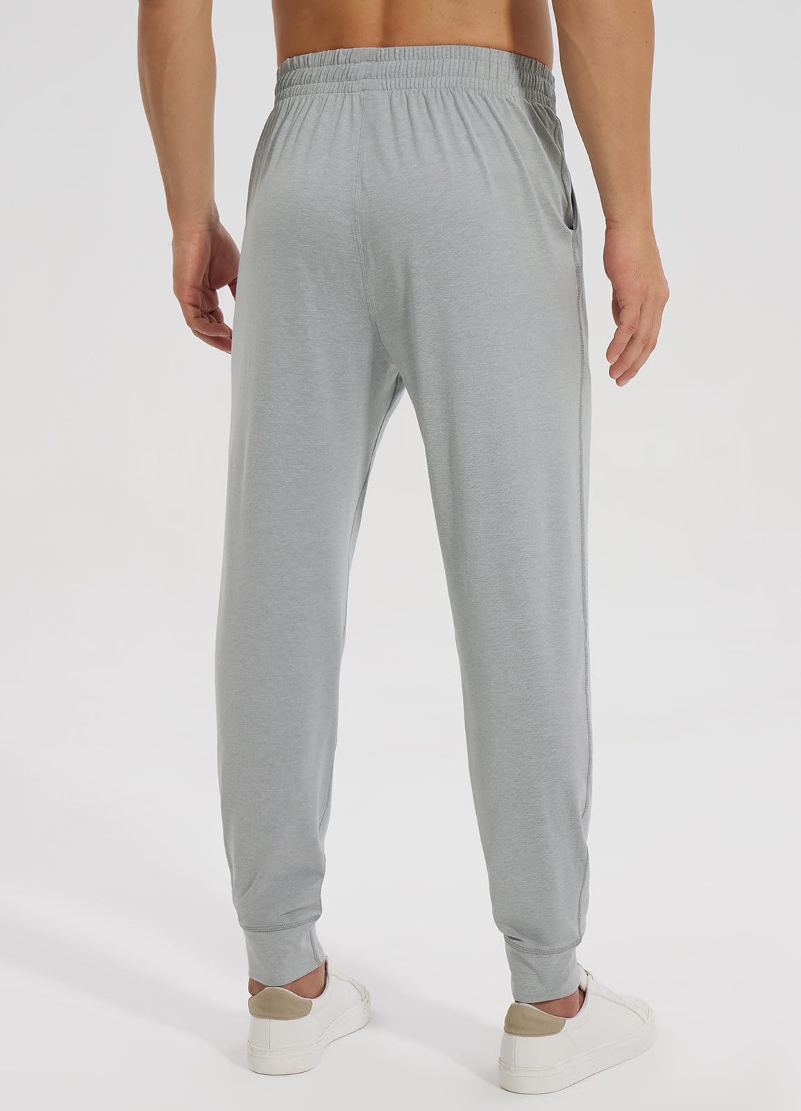 Baleaf Men's Sweatpants with Zipper Pockets - Ultra Soft Tapered Joggers for Running, Workout & Gym - Comfortable Athletic Pants for Casual Wear & Lounge