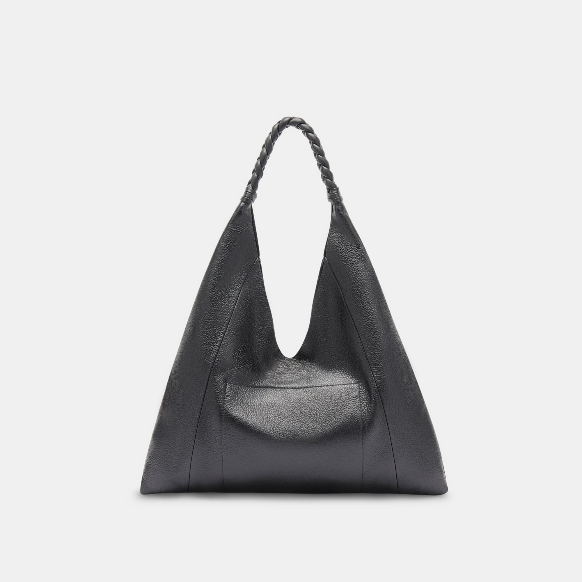 Stylish MIA Black Leather Tote Bag for Women - Perfect for Work, Travel & Everyday Use