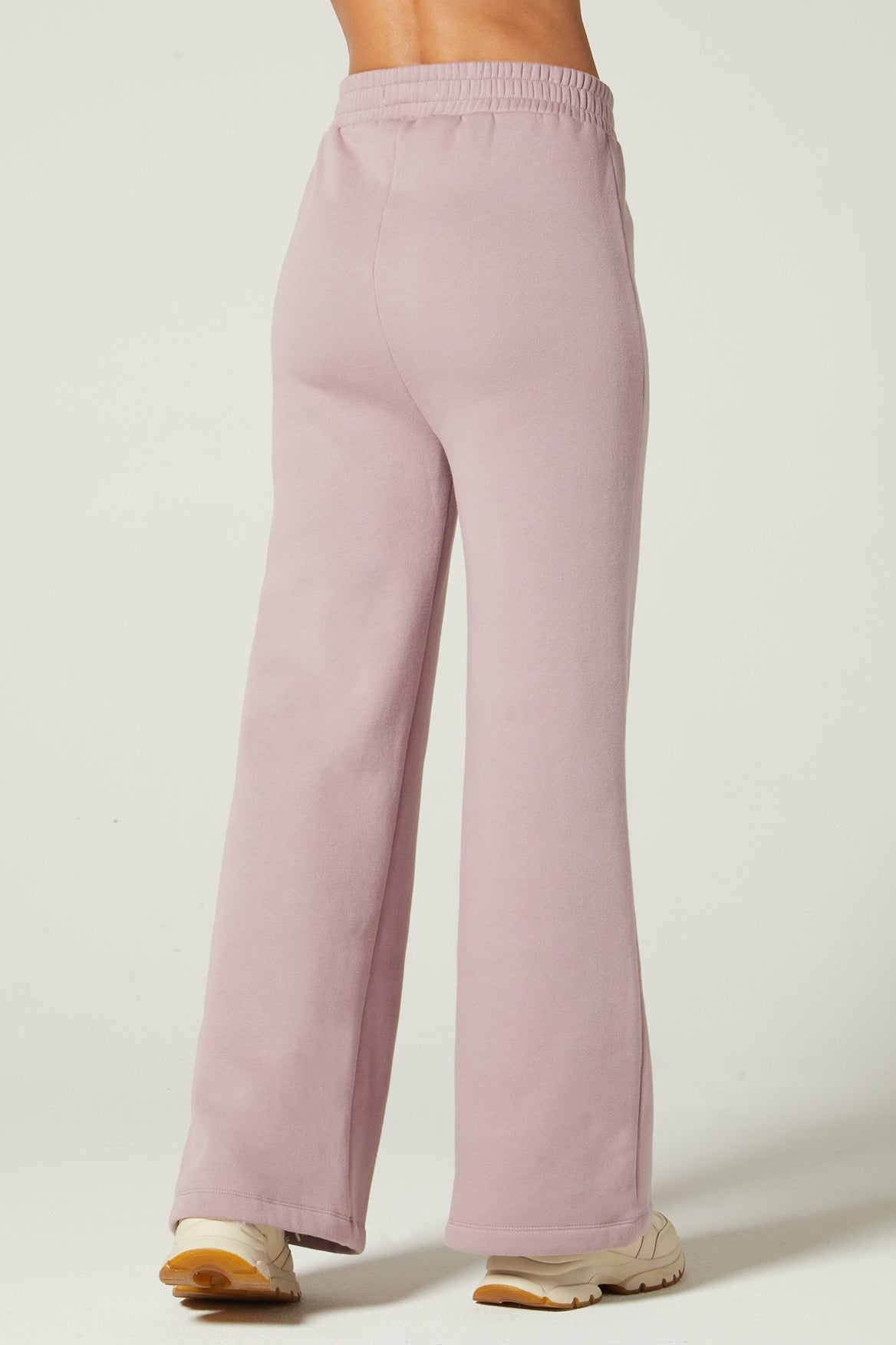 Allana Wide Leg Pants for Women - Flowy High Waisted Linen Trousers in Elderflower | Perfect for Casual Wear, Office & Summer Outfits
