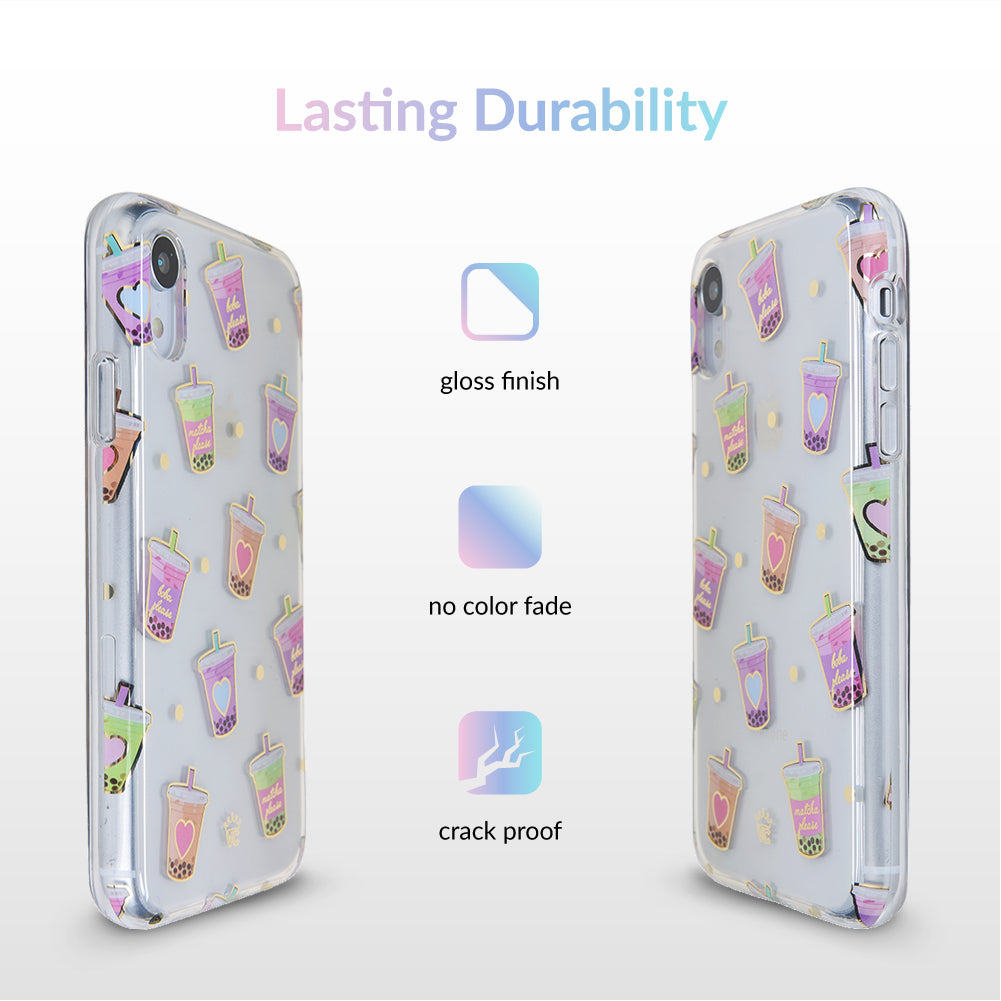Premium Matcha Green Clear iPhone Case - Slim Protective Cover for iPhone 12/13/14/15 Pro Max - Eco-Friendly Scratch Resistant Phone Case for Daily Use & Travel