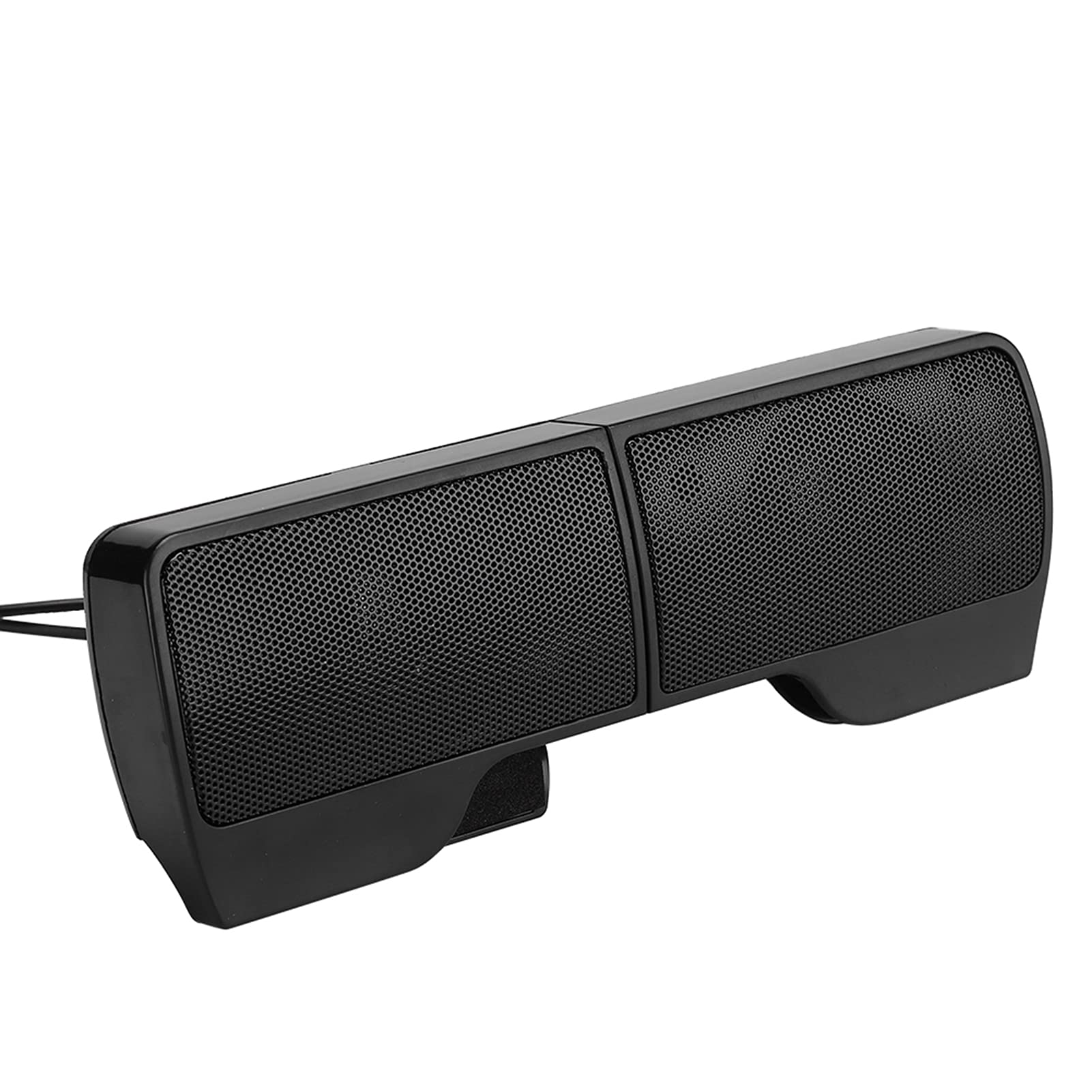 BROLEO Portable Laptop Soundbar - Mini Speaker with Volume Adjustment, Clip-On Desktop PC Accessories for Enhanced Audio in Home Office, Gaming, and Online Meetings