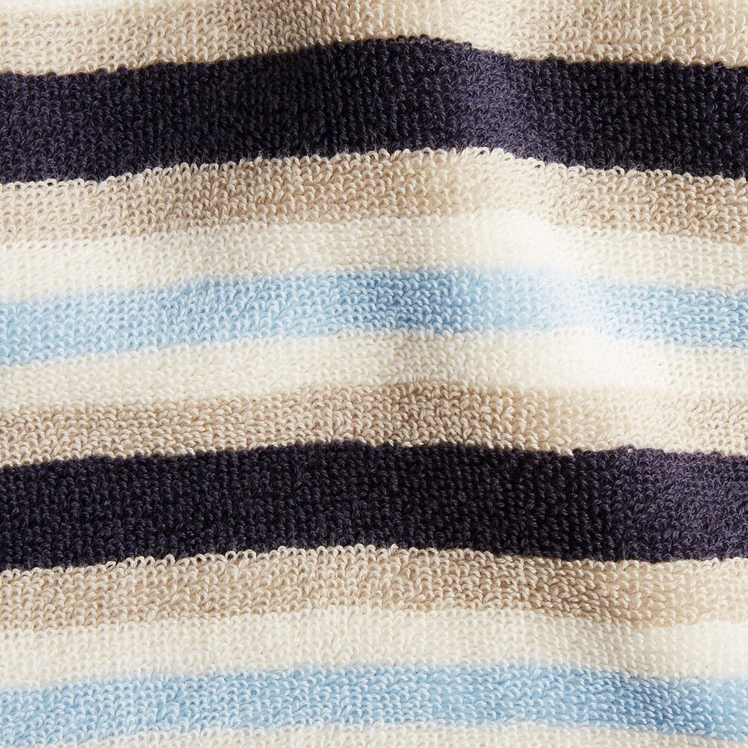Premium Cotton Striped 2-Piece Bath Sheet Set - Super Absorbent & Soft Towels for Spa, Bathroom & Beach Use