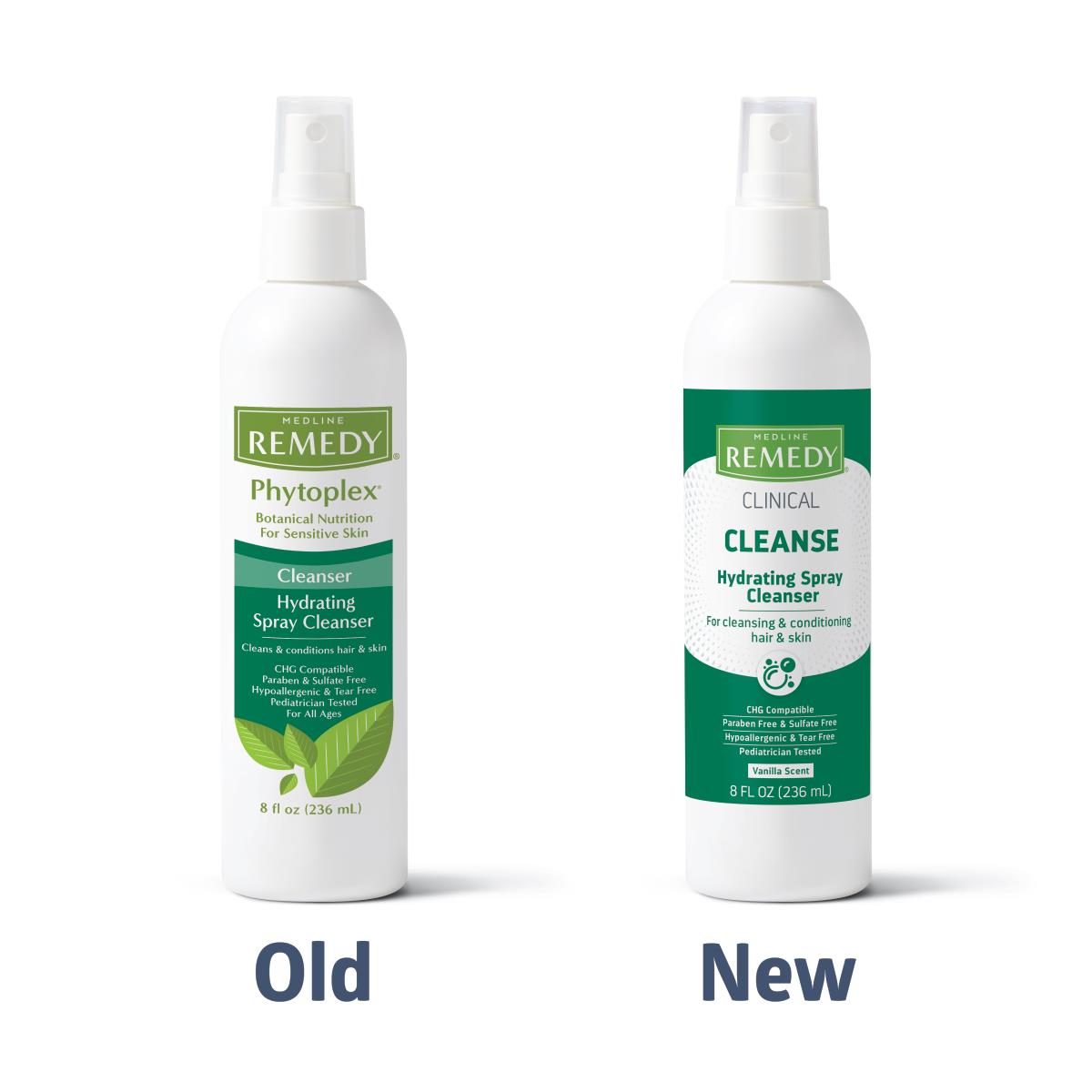 Medline Remedy Clinical Hydrating Spray Cleanser - Gentle Foaming Face Wash for Sensitive Skin | Ideal for Daily Skincare Routine & Post-Procedure Care