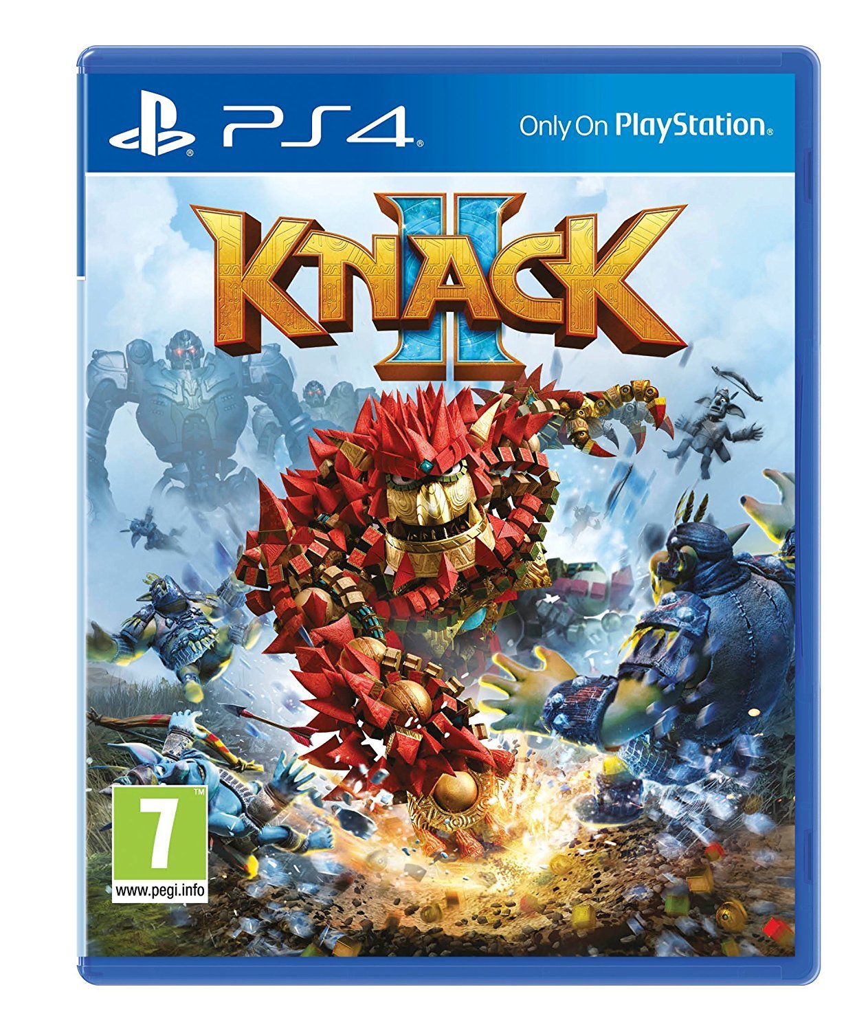 Knack 2 - PlayStation 4 Game | Action-Adventure Platformer | Family-Friendly PS4 Exclusive | Perfect for Co-op Gaming & Kids Entertainment