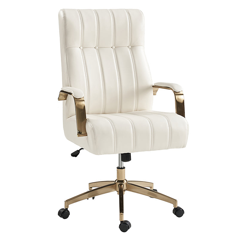 Premium Conelius Leather Ergonomic Executive Office Chair - High Back Adjustable Swivel Chair with Lumbar Support for Home & Office Workspace, Perfect for Long Hours Sitting Comfort