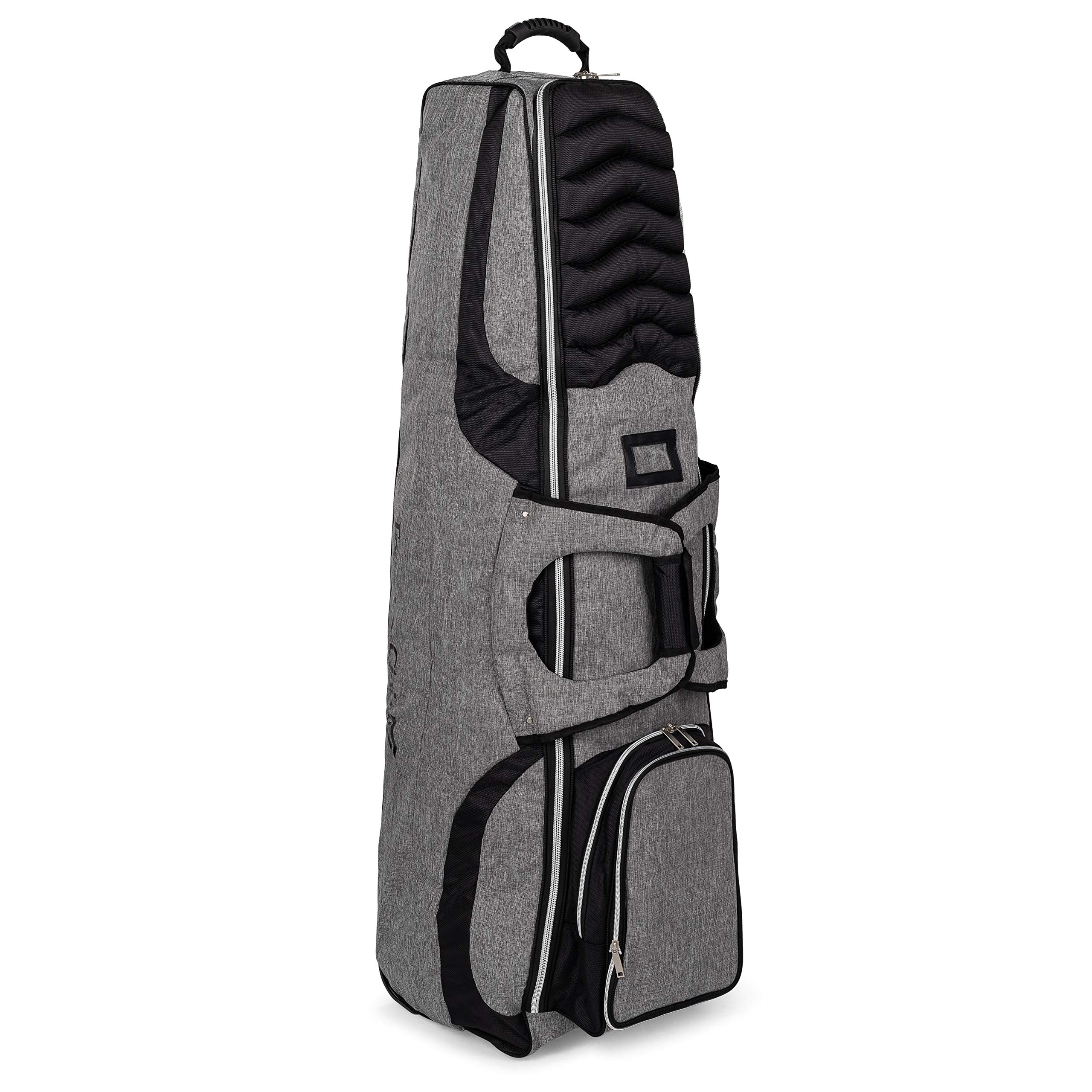 **Founders Club Premium Golf Travel Bag - Padded Club Protection, Removable Embroidery Panel - Durable Golf Club Cover for Air Travel & Storage**    *(Perfect for protecting golf clubs during flights, road trips, or long-term storage – ideal for golfers who travel frequently!)*