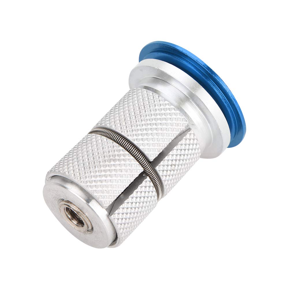 Keenso Bike Stem Headset - 1/1.25 Inch Aluminum Alloy Top Cap Fork Expander Bung for Mountain & Road Bikes | Durable Cycling Component for Smooth Steering & Secure Handlebar Adjustment