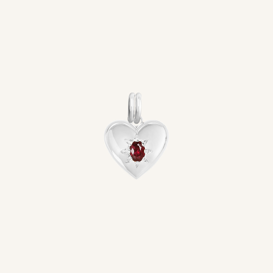 Elegant Red Heart Charm Pendant Necklace for Women - Perfect for Valentine's Day Gifts, Anniversary Presents & Romantic Occasions