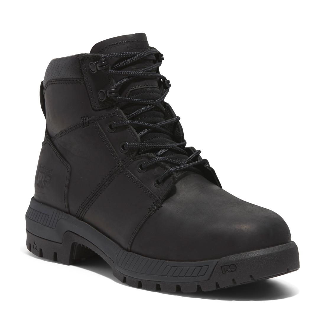 Montauk 6 Inch Steel Toe Work Boots for Men - Waterproof Safety Shoes with Slip Resistant Sole - Ideal for Construction, Warehouse & Outdoor Work
