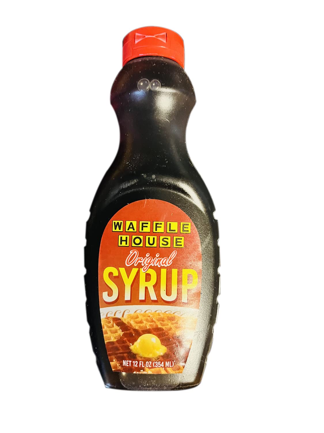 Waffle House Original Syrup 12 FL. Oz - Authentic Maple Flavored Pancake & Waffle Syrup for Homemade Breakfast - Perfect for Sunday Brunch, Family Gatherings & Restaurant-Style Waffles at Home