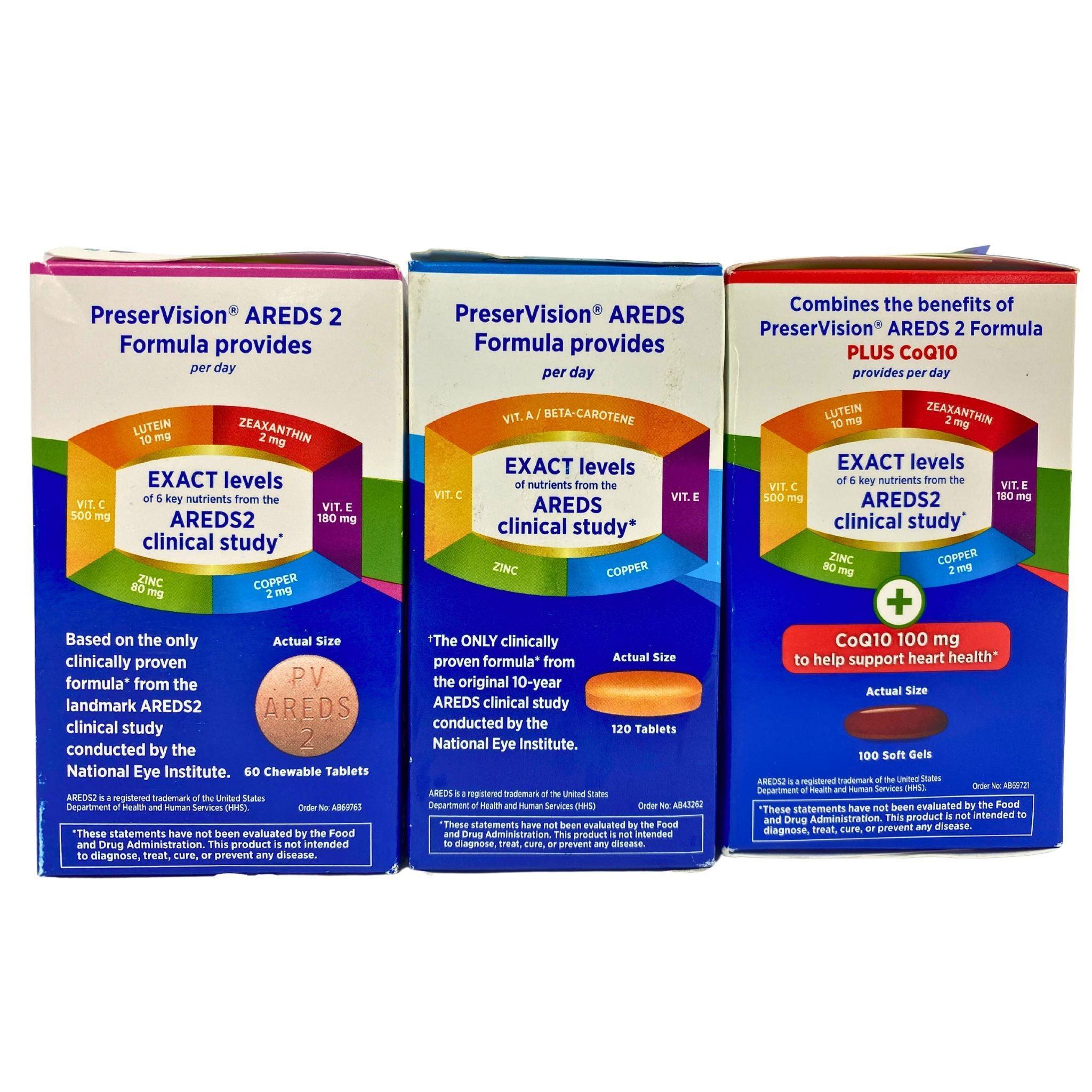 Bausch + Lomb PreserVision AREDS 2 Eye Vitamin & Mineral Supplement - 36 Count Bottle for Vision Support & Eye Health - Perfect for Adults with Macular Degeneration or Dry Eyes