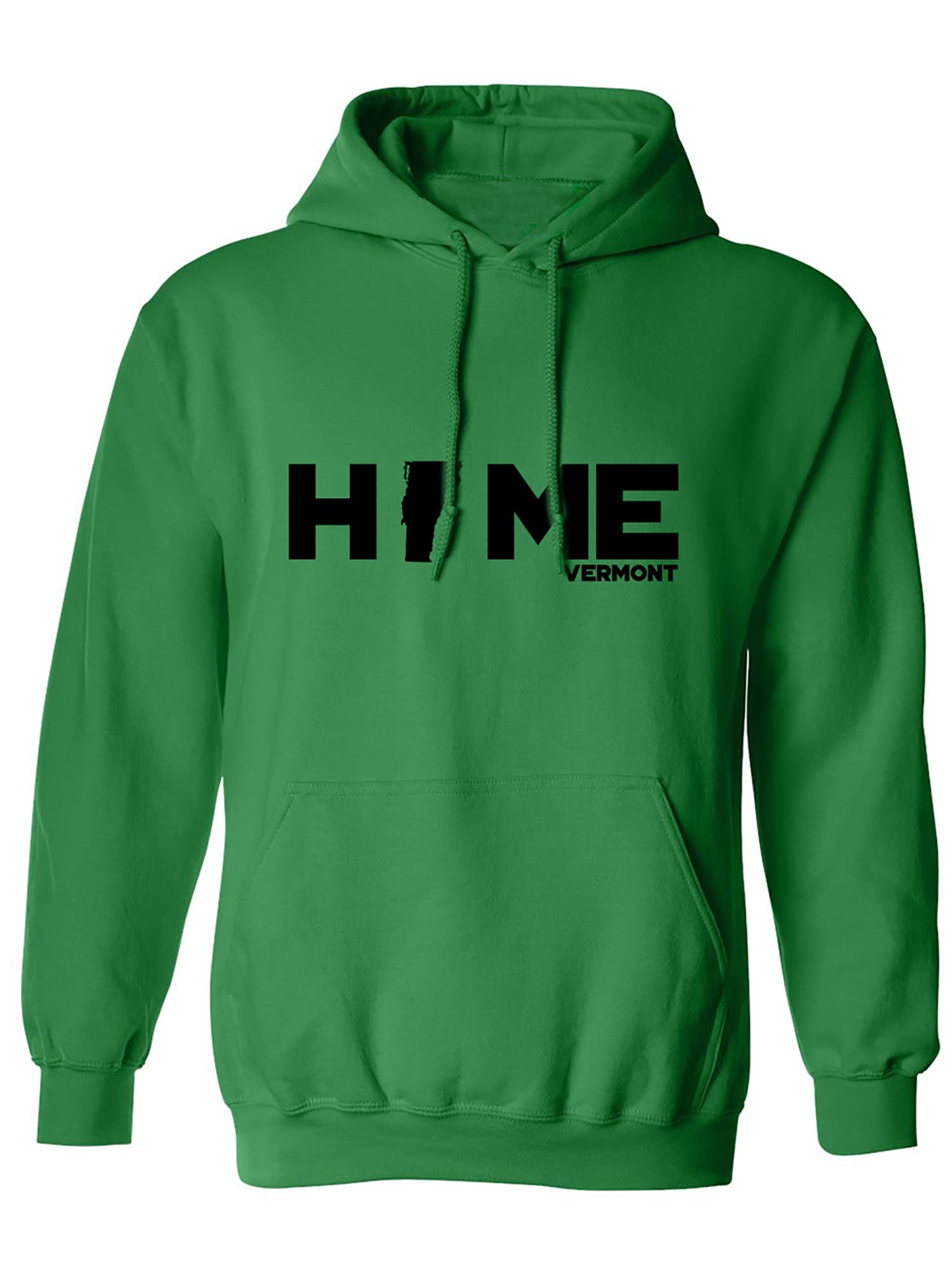 Zerogravitee Vermont HOME Adult Hooded Sweatshirt - Cozy Fleece Pullover for Men & Women - Perfect for Casual Wear, Outdoor Activities, and Cold Weather
