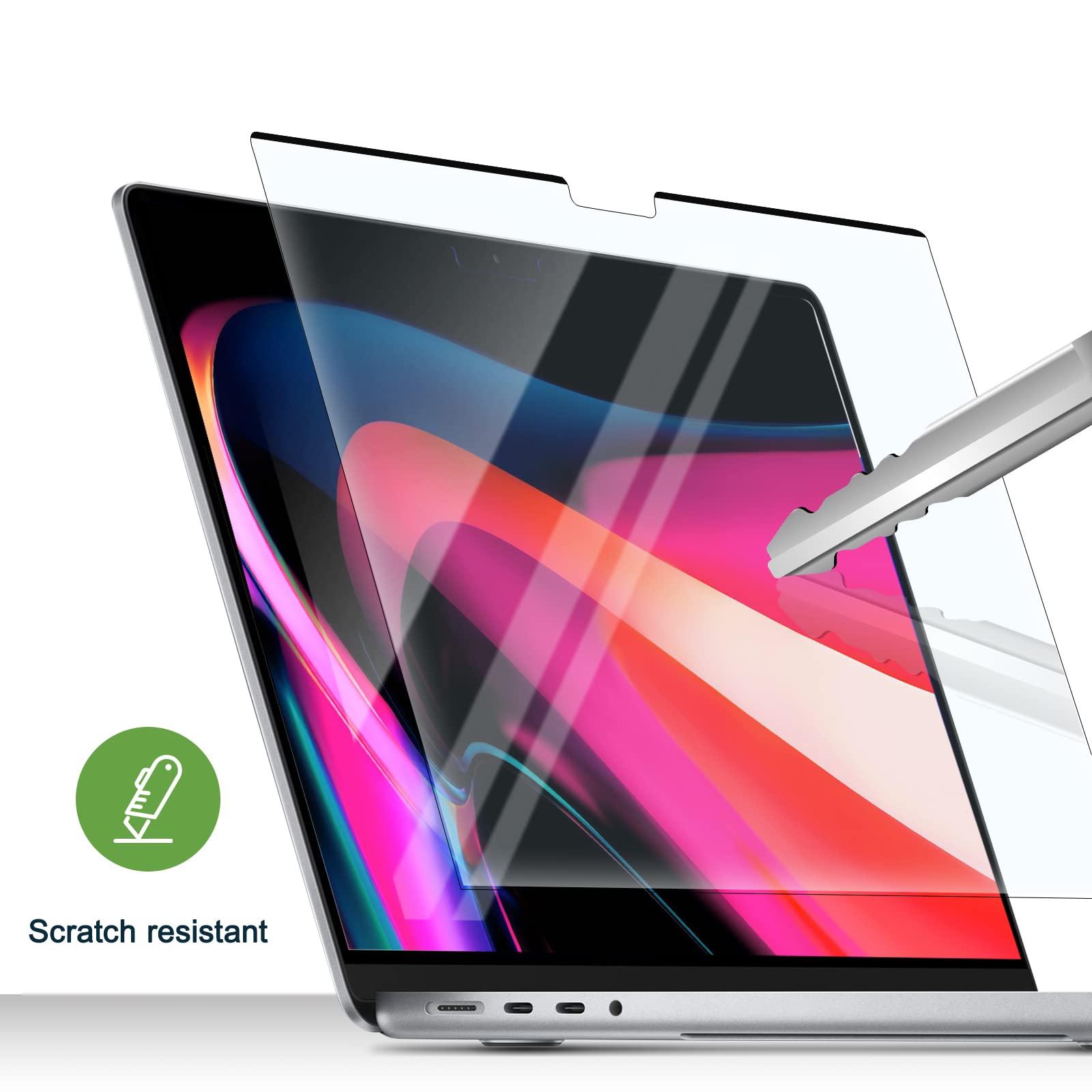 2021 MacBook Pro 14/16 Inch Anti-Blue Light Magnetic Screen Protector - A2485 Compatible | Reduce Eye Strain for Work & Gaming