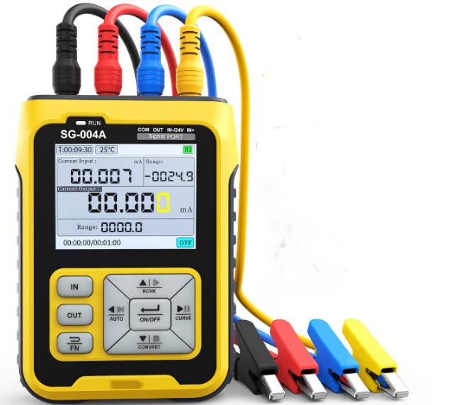 SG-004 Multi-Function Signal Generator with 4-20mA Analog Output, Pressure & Thermocouple Simulation, Resistance Calibration - Perfect for Industrial Process Control & Instrument Testing