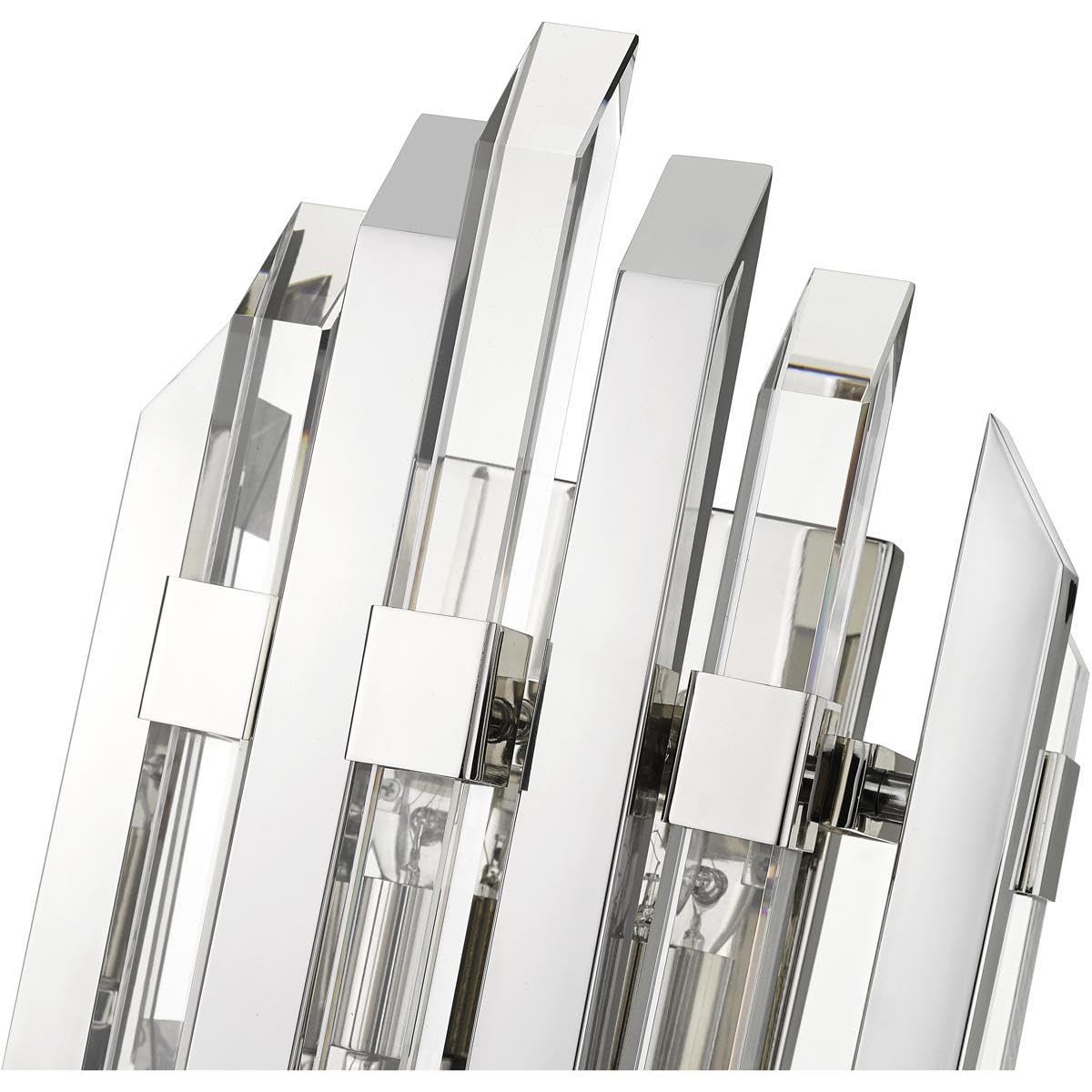 Z-Lite 4006S-PN 2-Light Wall Sconce in Brushed Nickel Finish - Modern Hallway & Bedroom Lighting Fixture for Home Decor