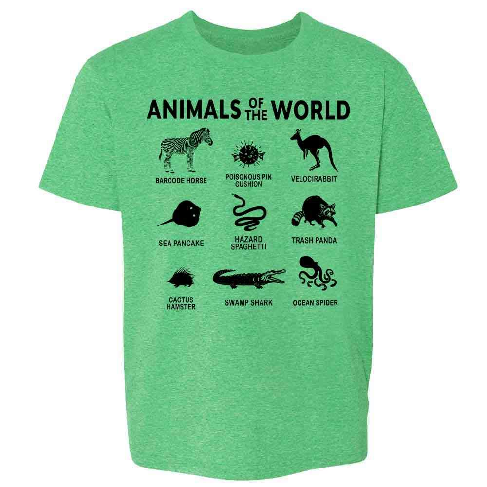 Funny Animals of The World Meme T-Shirt for Kids & Youth - Cute Graphic Tees for Boys & Girls - Perfect for School, Parties & Casual Wear