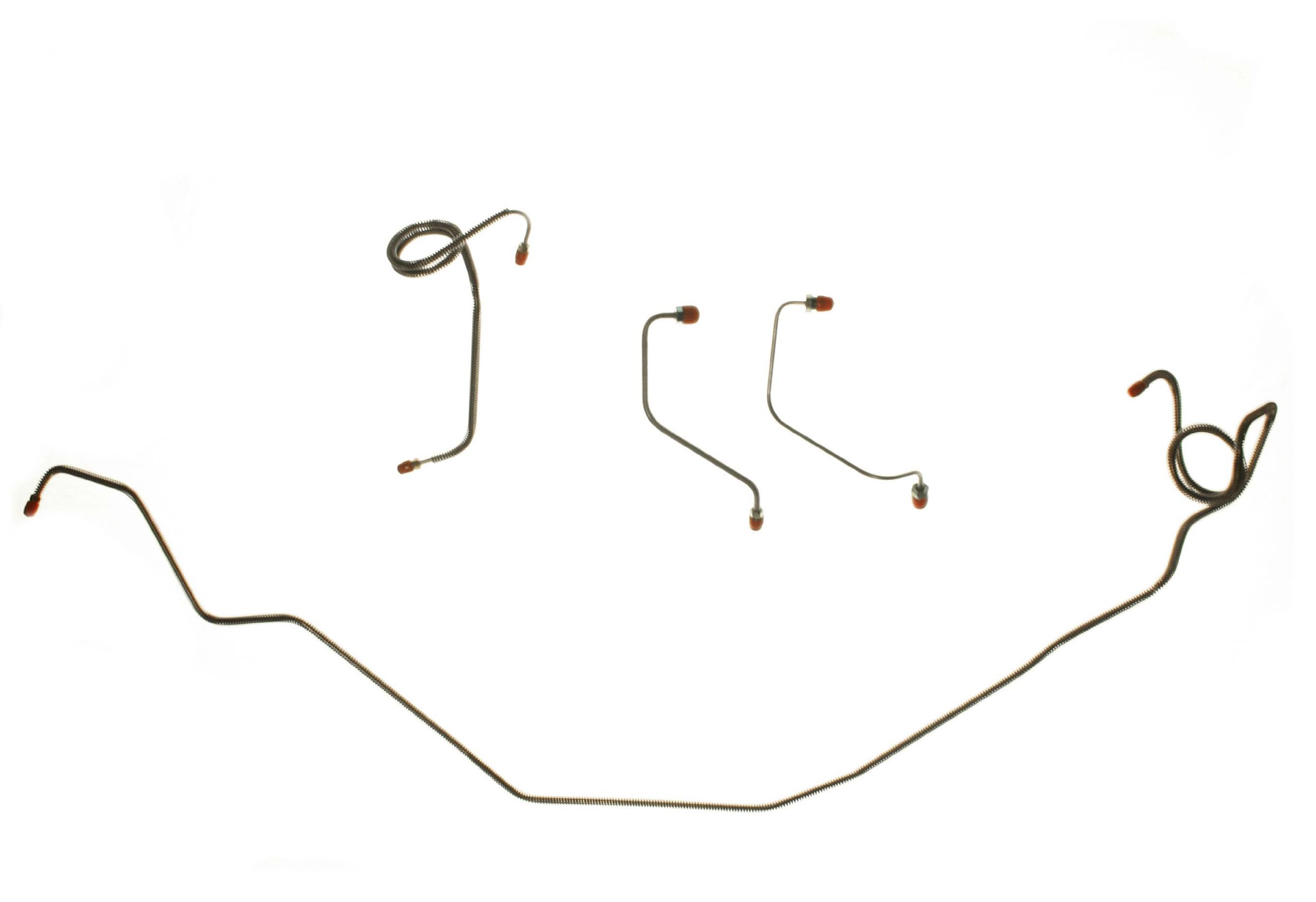 The Right Stuff FKT8002 Power Disc Front Brake Line Kit - 4 Piece Set for Improved Braking Performance | Perfect for Classic Cars, Muscle Cars & Performance Upgrades
