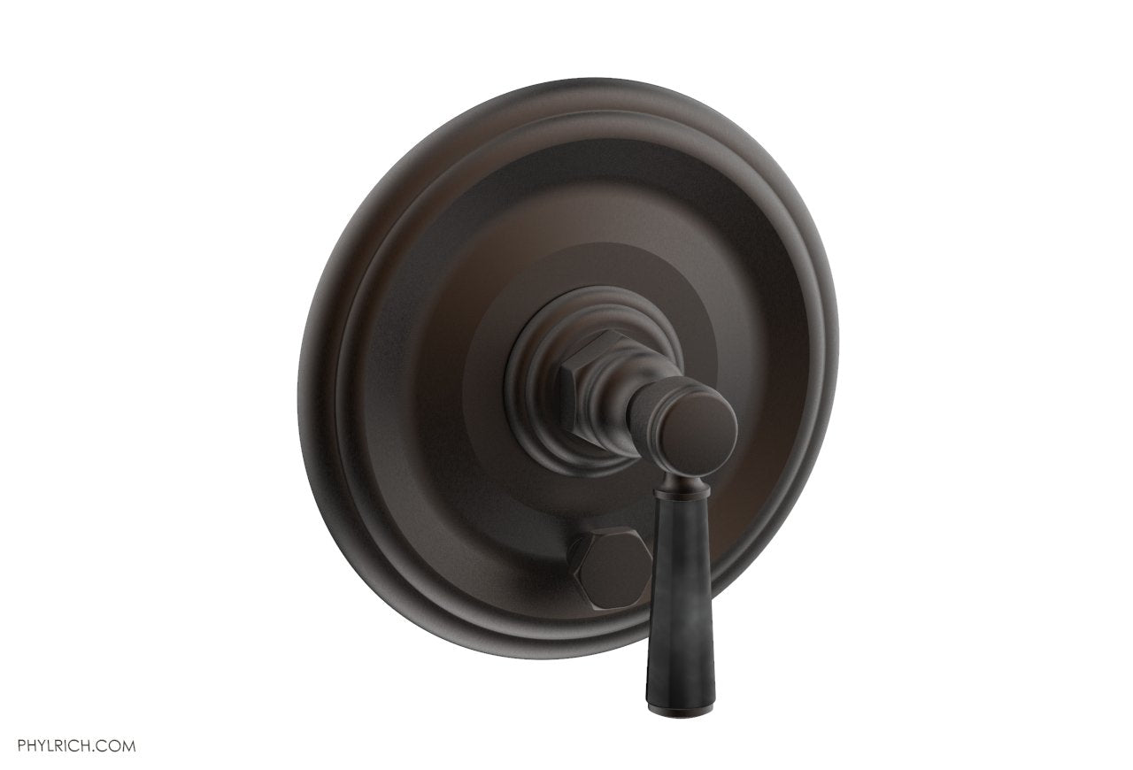 HEX TRADITIONAL Pressure Balance Shower Plate with Diverter and Handle Trim Set - 4 164 - Perfect for Bathroom Renovation and Modern Home Upgrade