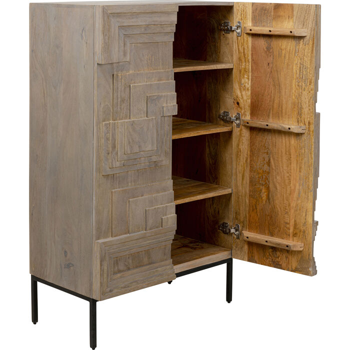 80x135cm Figaro Cabinet - Modern Storage Solution for Living Room, Bedroom & Office