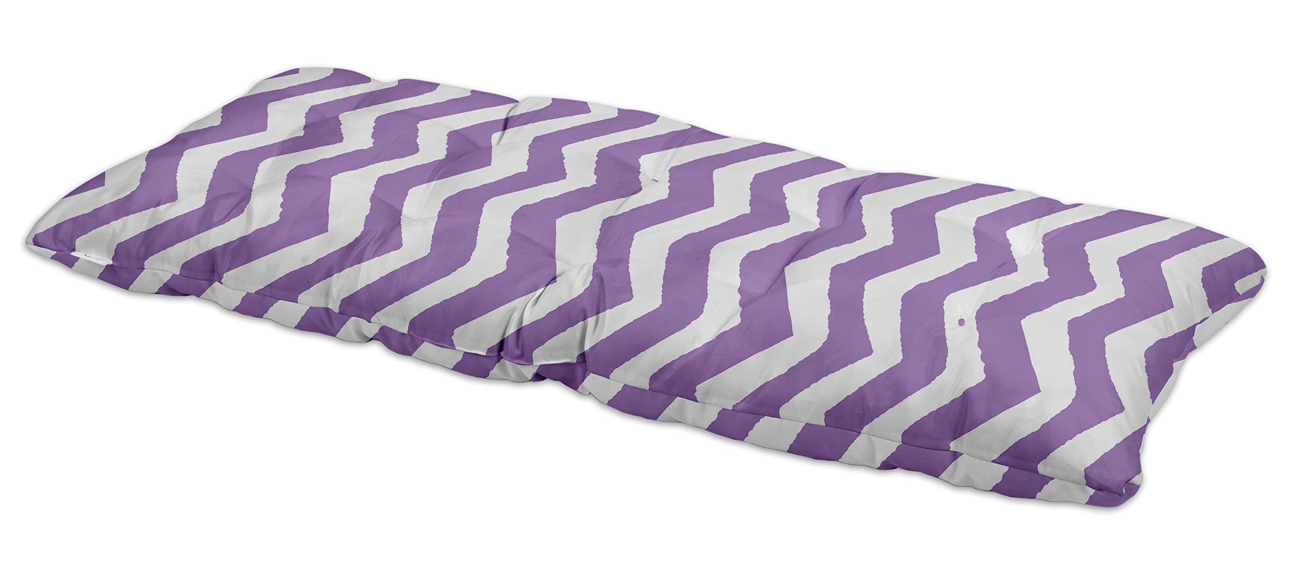 **Waterproof Printed Outdoor Bench Cushion - Dusty Purple Lounger Seat Cover for Patio, Garden, Front Porch & Poolside - Durable & Weather-Resistant Furniture Decor**