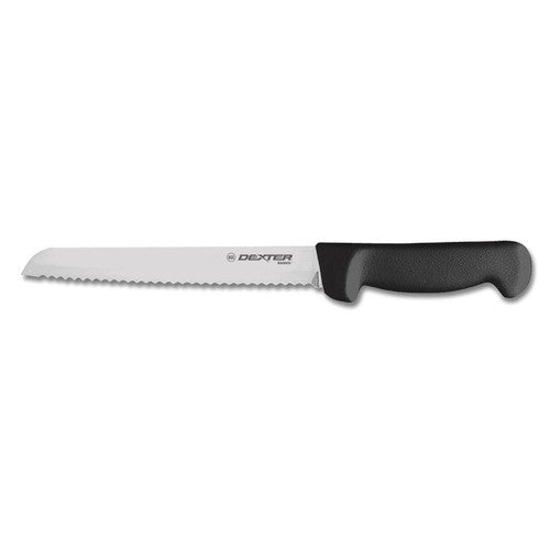 Dexter Russell P94803B 8-Inch Basics Bread Knife - Sharp Stainless Steel Blade for Slicing Bread, Cakes & Pastries - Perfect for Bakeries, Kitchens & Home Use