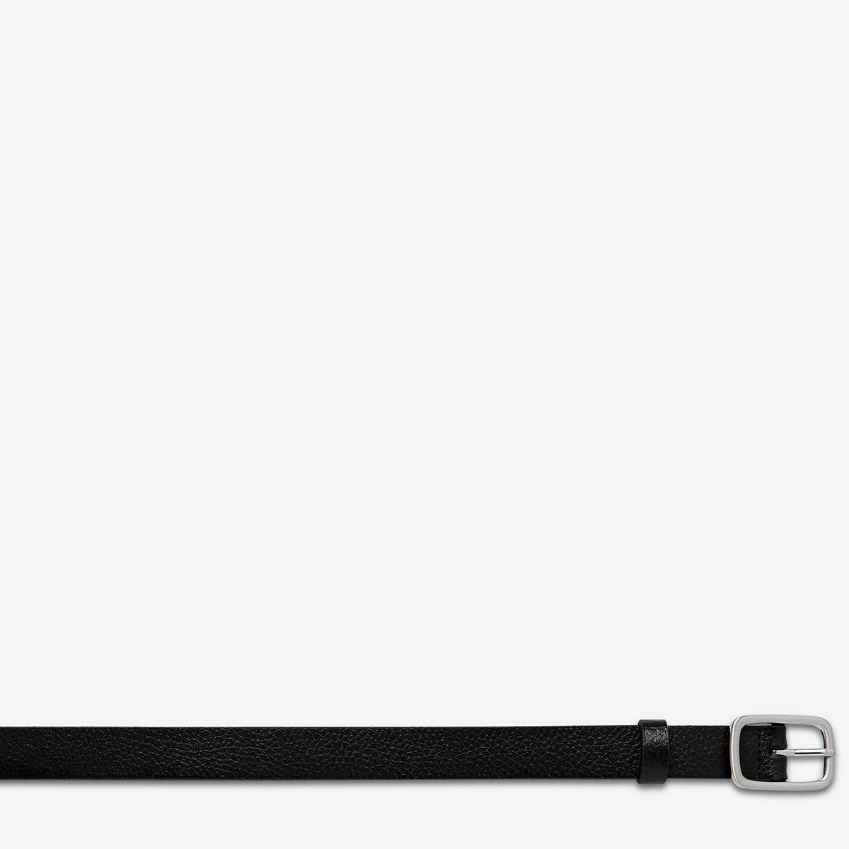 Nobody's Fault Belt - Stylish Black & Silver Adjustable Waist Belt for Men & Women | Perfect for Casual Wear, Jeans, and Everyday Outfits