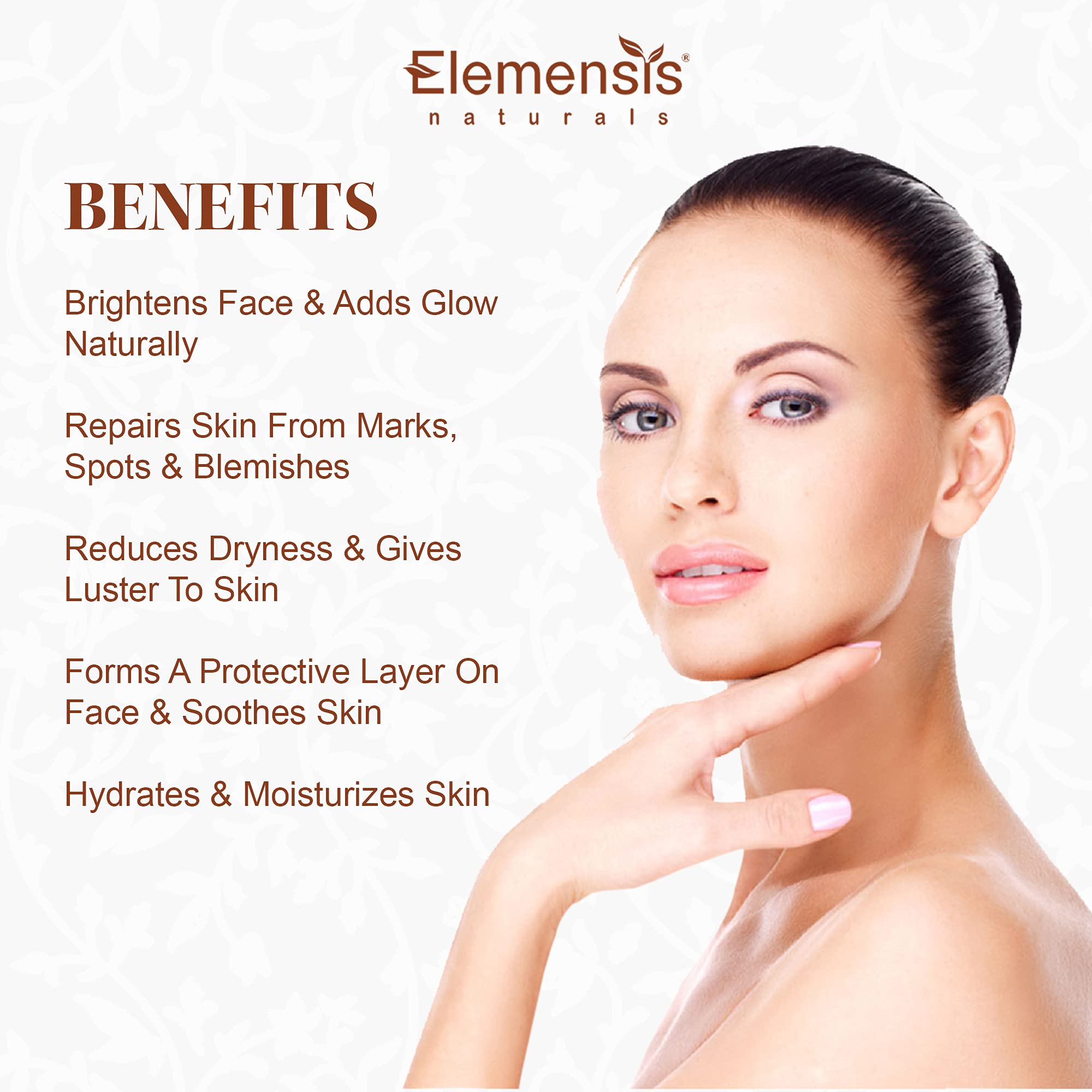 Elemensis Naturals Kumkumadi Tailam Face Oil - Brightening & Whitening Serum for Glowing Skin, Anti-Aging Treatment with Natural Ingredients, 20ml - Perfect for Nighttime Skincare Routine & Daily Radiance Boost