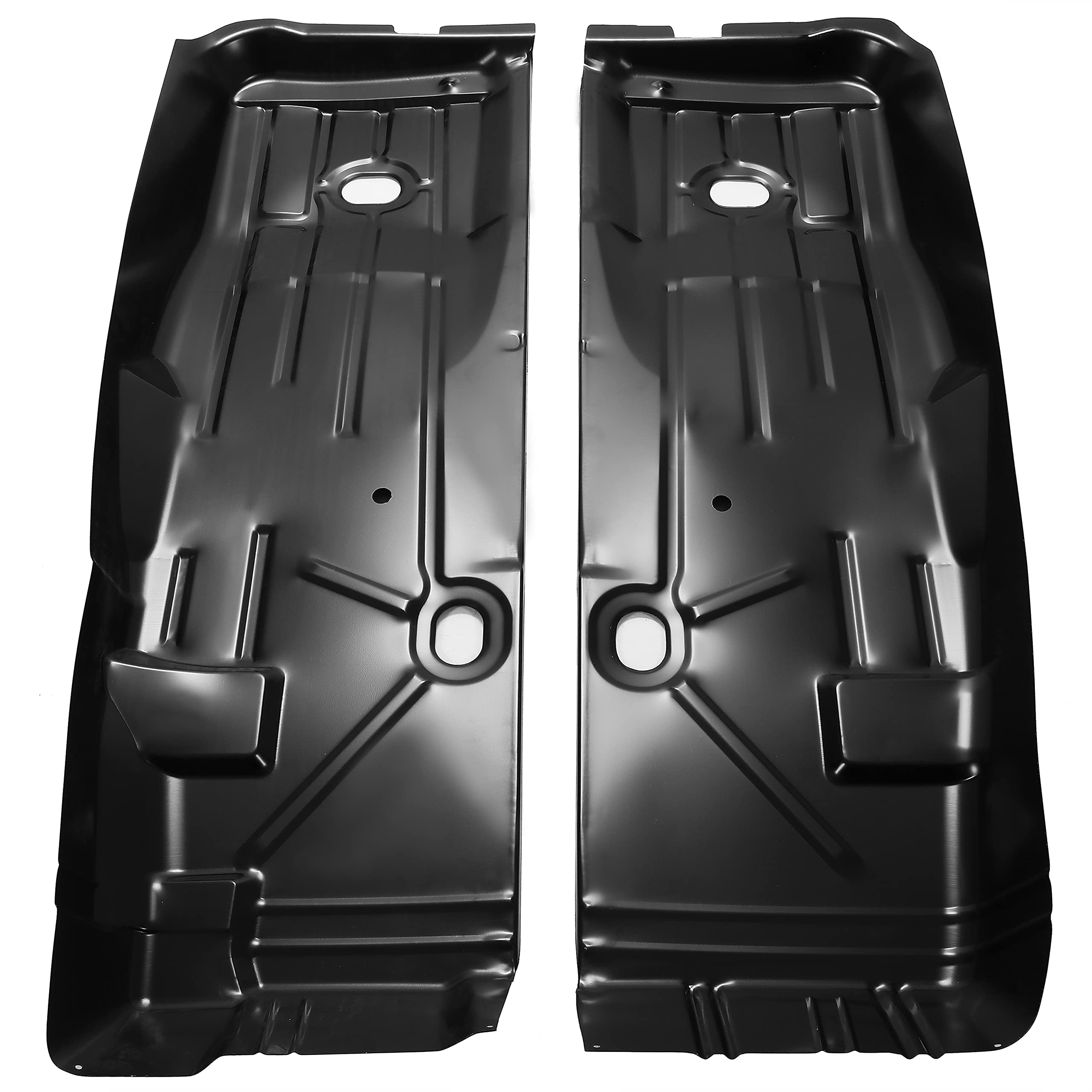 HECASA Black Steel Front Floor Pans Replacement for 1967-1969 Chevy Camaro & Pontiac Firebird - Durable Repair Panels for Classic Car Restoration (Perfect for Rust Repair & Floorboard Replacement)