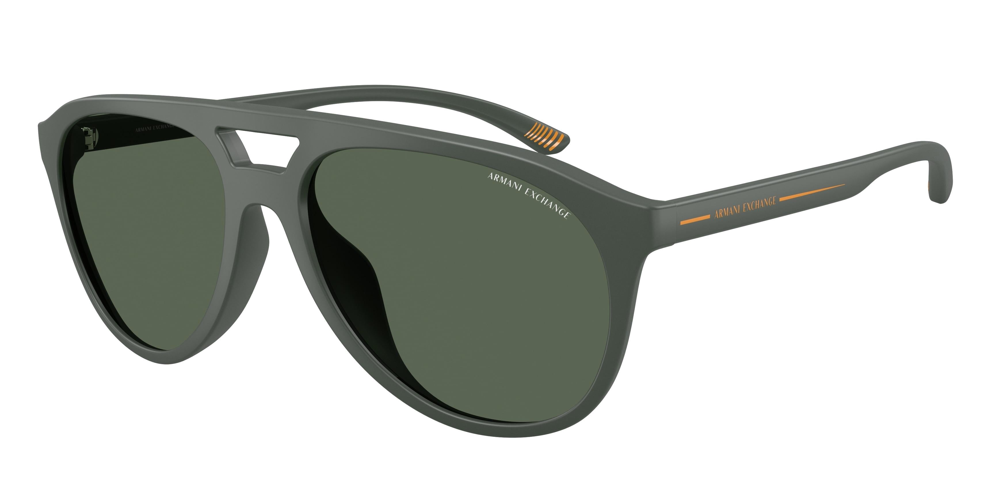 Armani Exchange 4156SU Polarized Sunglasses for Men & Women - UV Protection Aviator Style - Perfect for Driving, Beach & Outdoor Activities