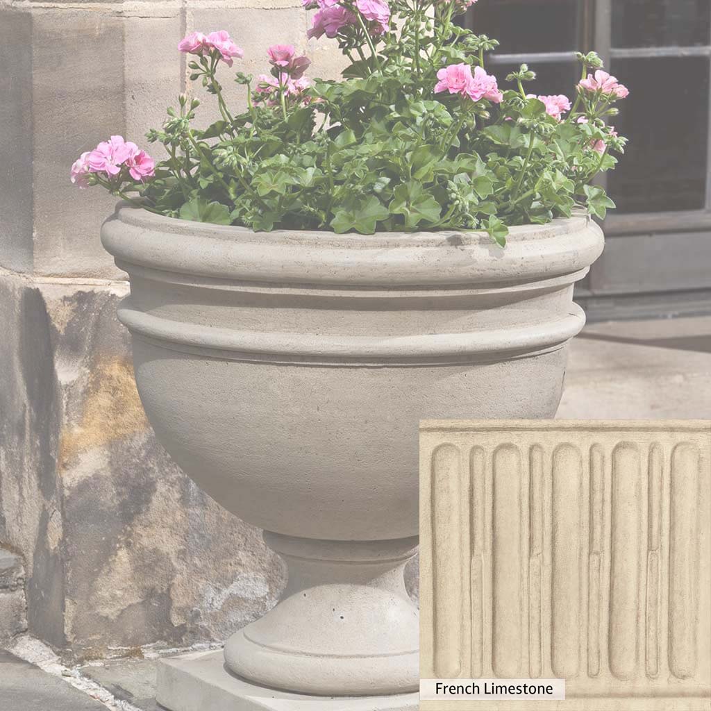 Campania International Montgomery Urn - Elegant Garden Urn for Outdoor Decor, Memorials & Planters | Perfect for Patios, Cemeteries & Home Landscaping
