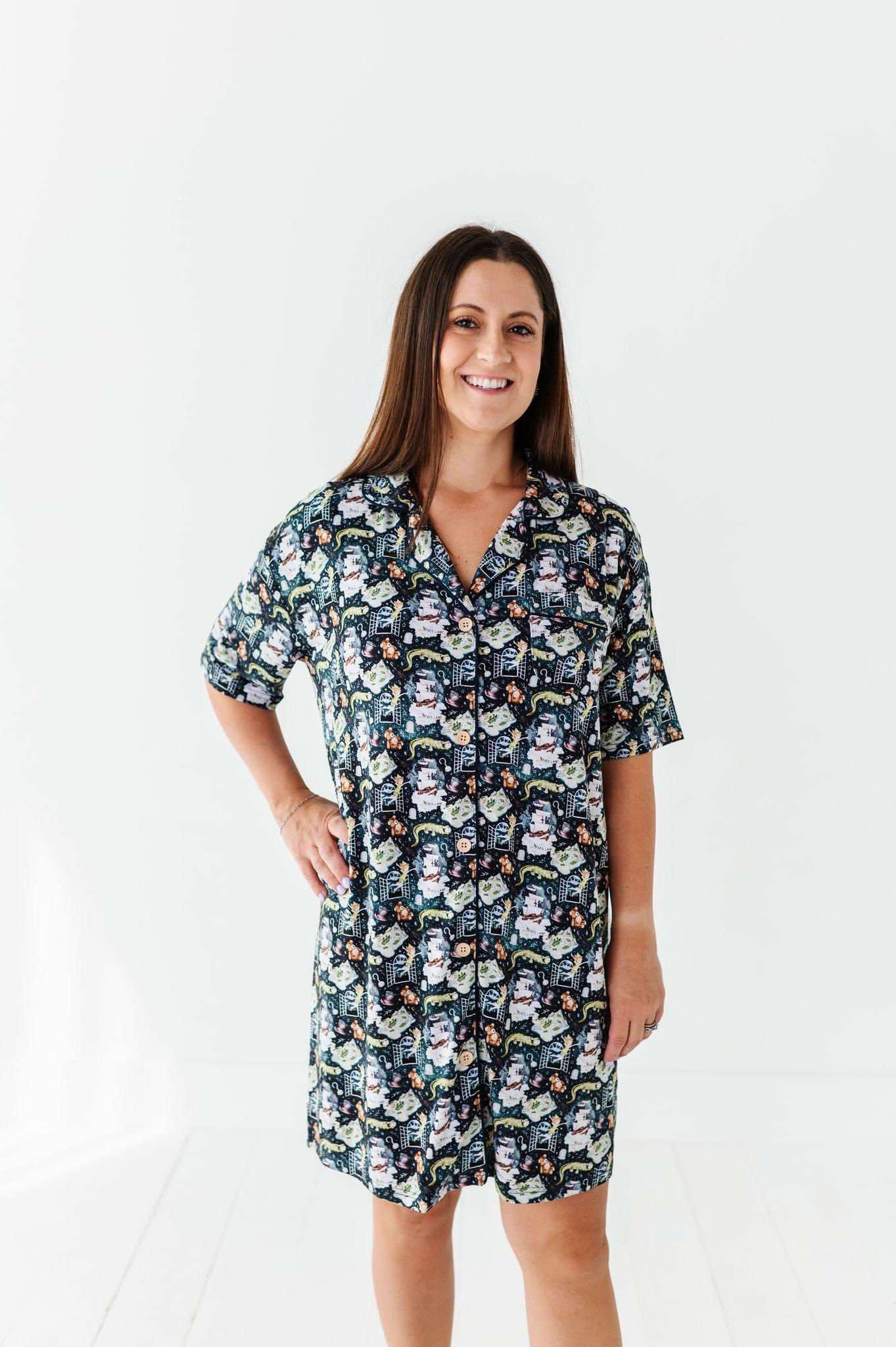 Neverland Women's Sleep Shirt - Soft & Comfortable Nightwear for Relaxing at Home or Traveling - Perfect for Lounging, Sleeping, and Vacation Wear