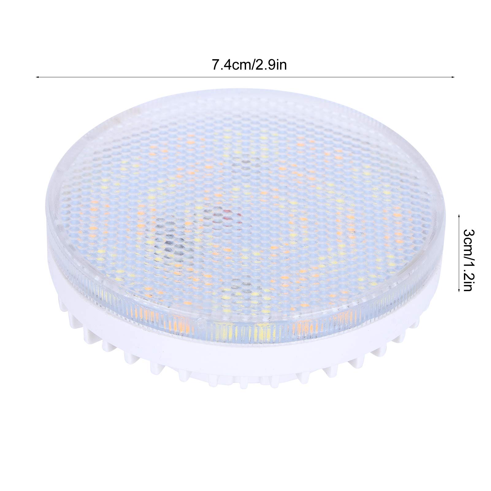 Alvinlite LED Under Cabinet Lighting - Dimmable GX53 Cabinet Lamp, 6W SMD2835 60LEDs, AC100-240V for Kitchen, Living Room & Ceiling - Perfect for Countertops, Bookshelves & Display Cases