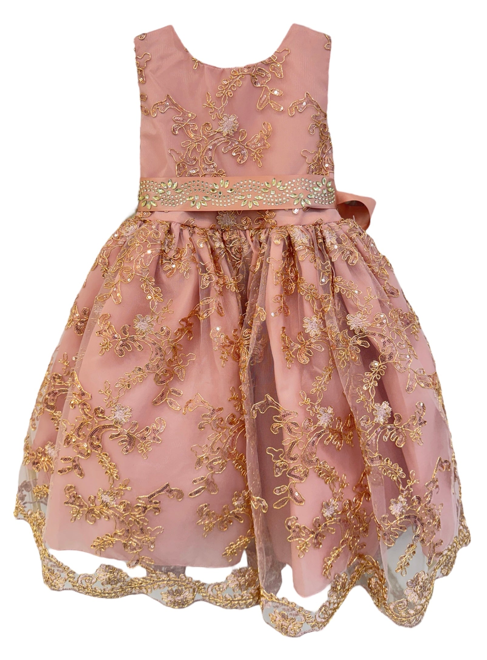 Elegant Party & Flower Girl Dress - Rosie Style | Perfect for Weddings, Birthday Parties & Special Occasions