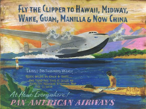 Flying Clipper Wall Art - Vintage Ship Canvas Painting - Nautical Decor for Living Room, Bedroom & Office