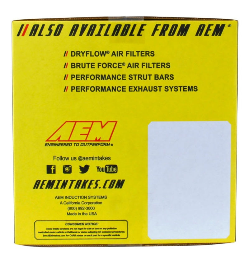 AEM C.A.S. Cold Air Intake System for 2019-2020 Kia Forte 2.0L Fuel Injection - Performance Upgrade for Better Acceleration & MPG