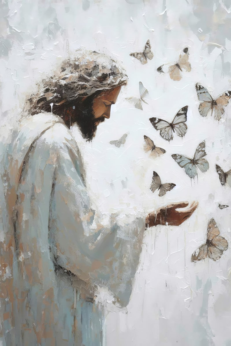 Delicate Wings Gallery Wrap Canvas Art - Stunning Butterfly Wall Decor for Living Room, Bedroom & Office - Perfect Home Decor Gift Idea