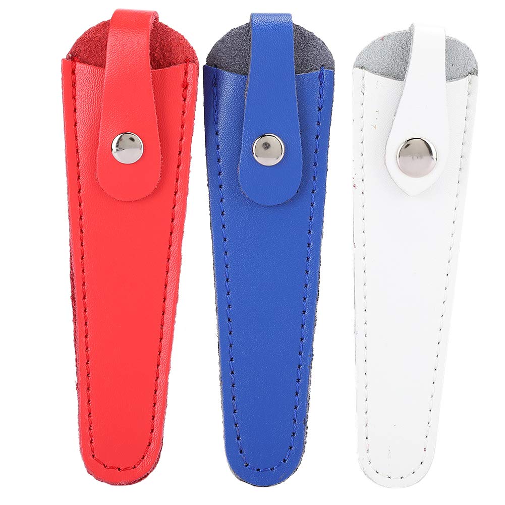 3-Piece Professional Hair Scissors Bag Set - Portable PU Leather Sheath & Holster for Salon, Barber, Stylists | Perfect for Travel, Home & Professional Use
