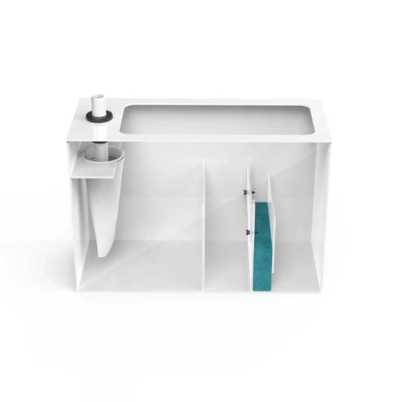 Pro Clear Ecoreef Sump 100 - High Performance Protein Skimmer for Saltwater Aquariums | Perfect for Reef Tanks, Fish Tanks & Marine Aquarium Filtration Systems