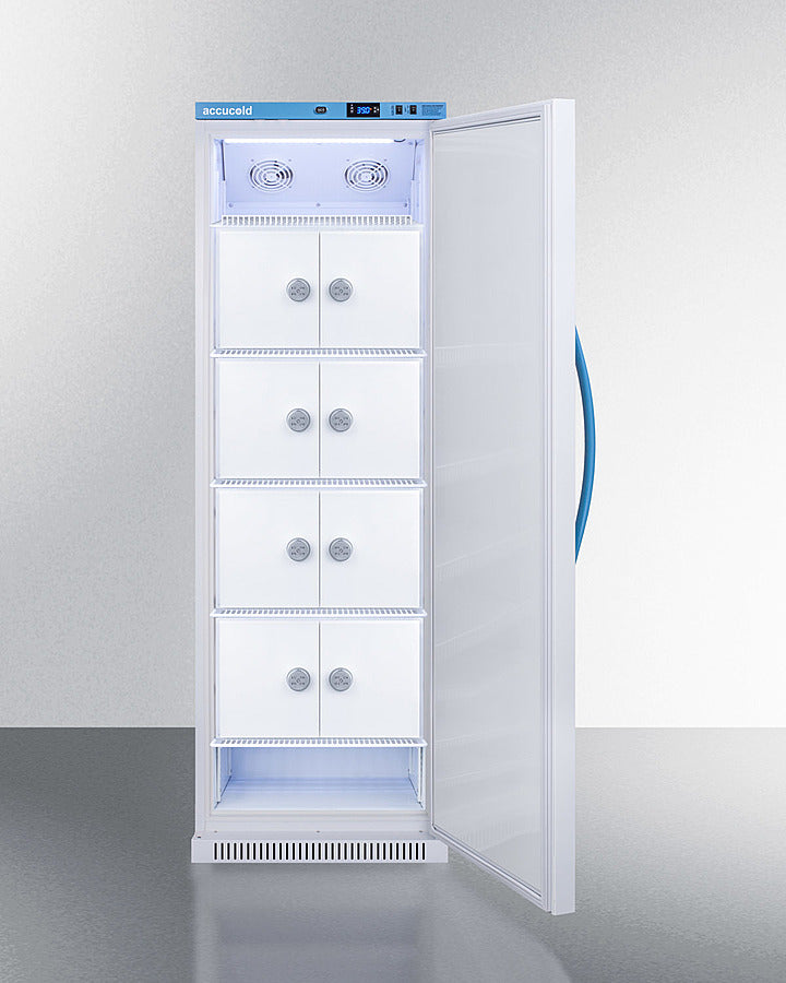 Accucold 15 Cu.Ft. MOMCUBE™ Breast Milk Refrigerator with Interior Lockers - Compact Medical Grade Milk Storage for Hospitals, Daycares & Home Use - MLRS15MCLK