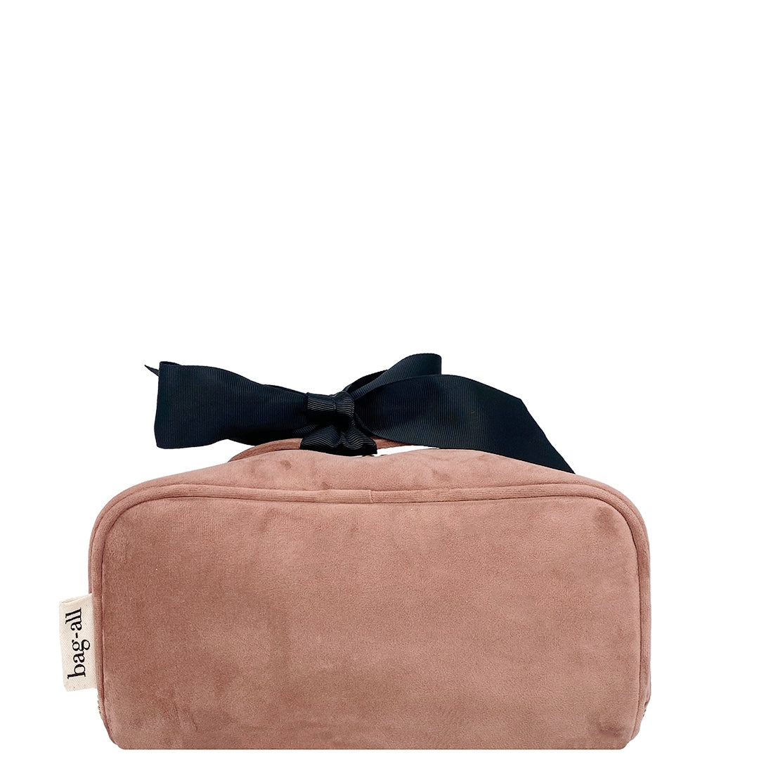 Pink Velvet Accordion Box for Makeup & Toiletry Storage - Travel Organizer, Cosmetic Case, Jewelry Holder - Perfect for Home, Office & Travel Use